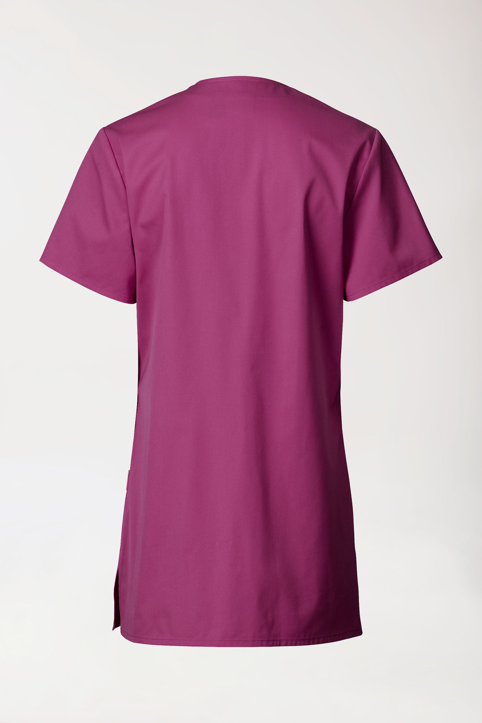 Blouse Beauté Femme - Boutonnée berry, Vue de dos 