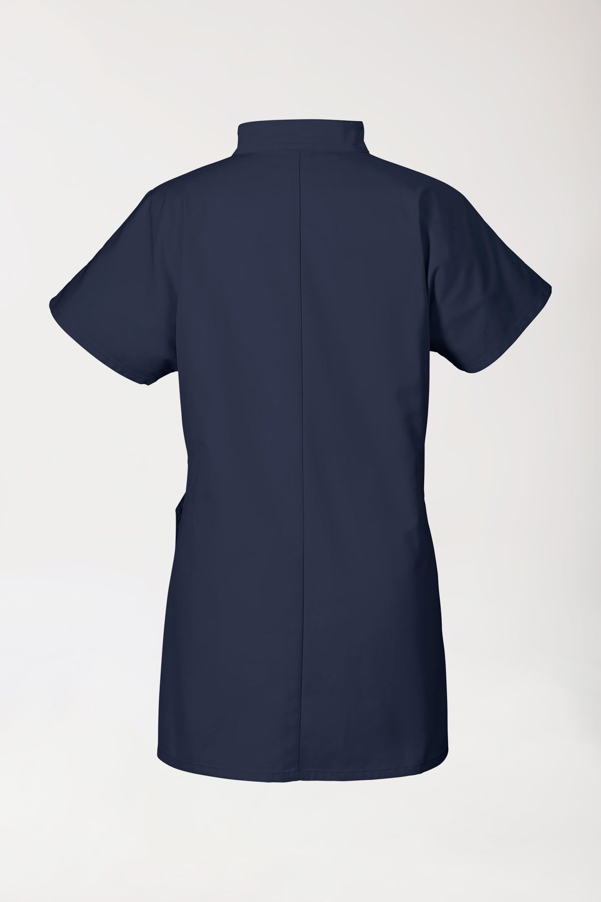 JUST STRONG Blouse Femme - Patte de boutonnage bleu navy, Vue de dos 