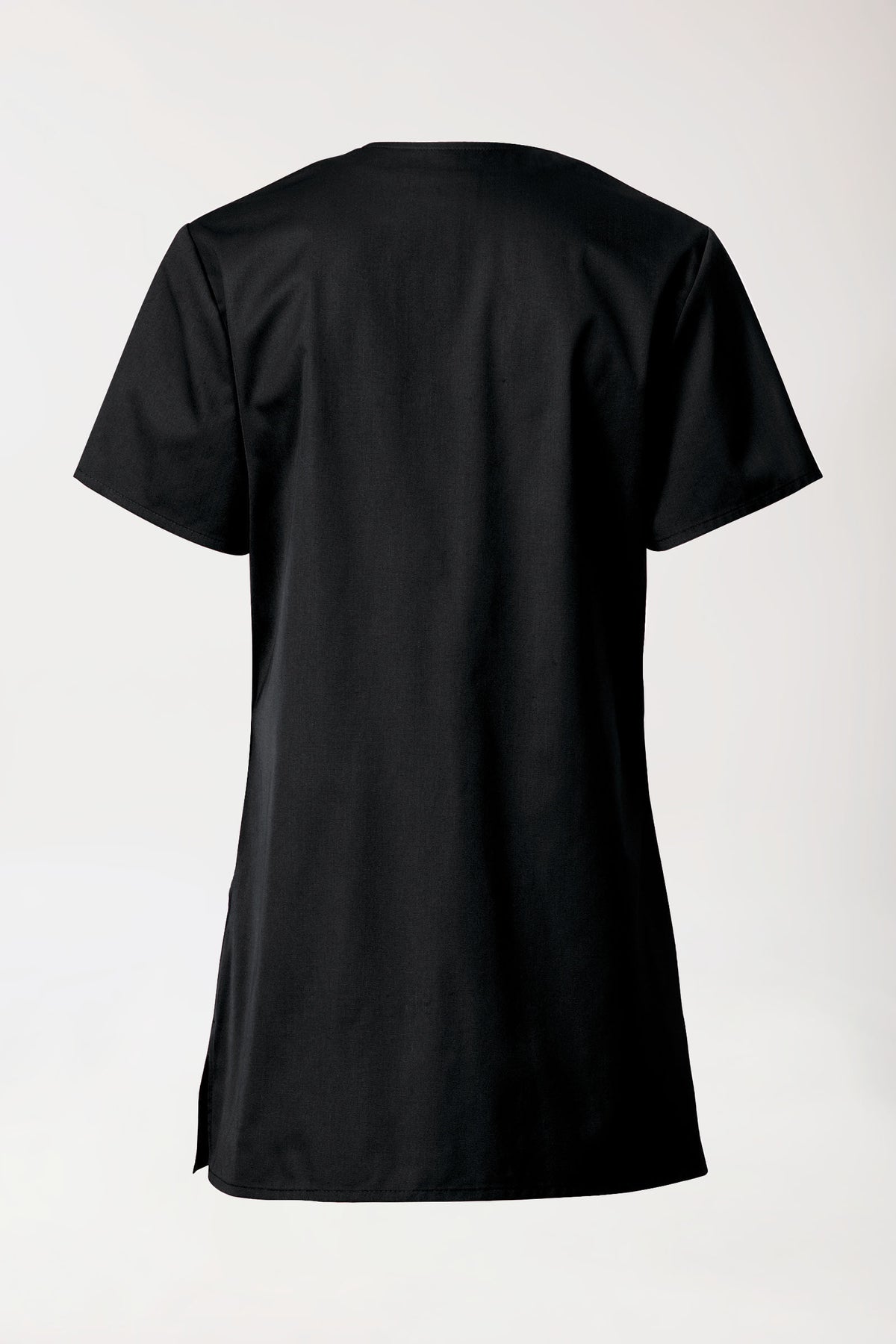 Blouse Beauté Femme - Boutonnée noir, Vue de dos 