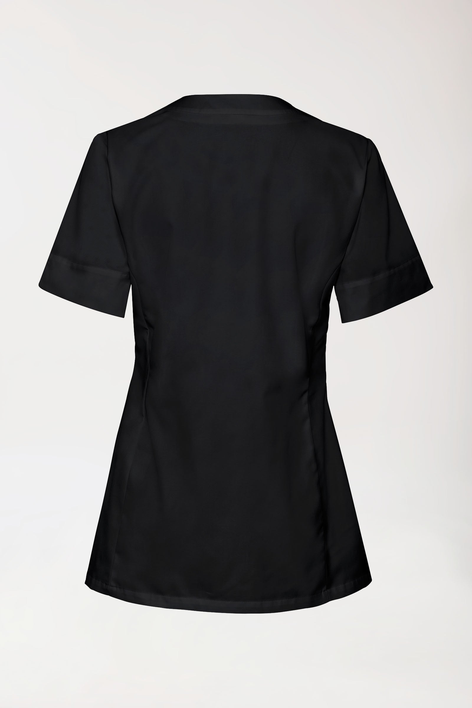 Blouse Beauté Femme - Boutonnage invisible noir
