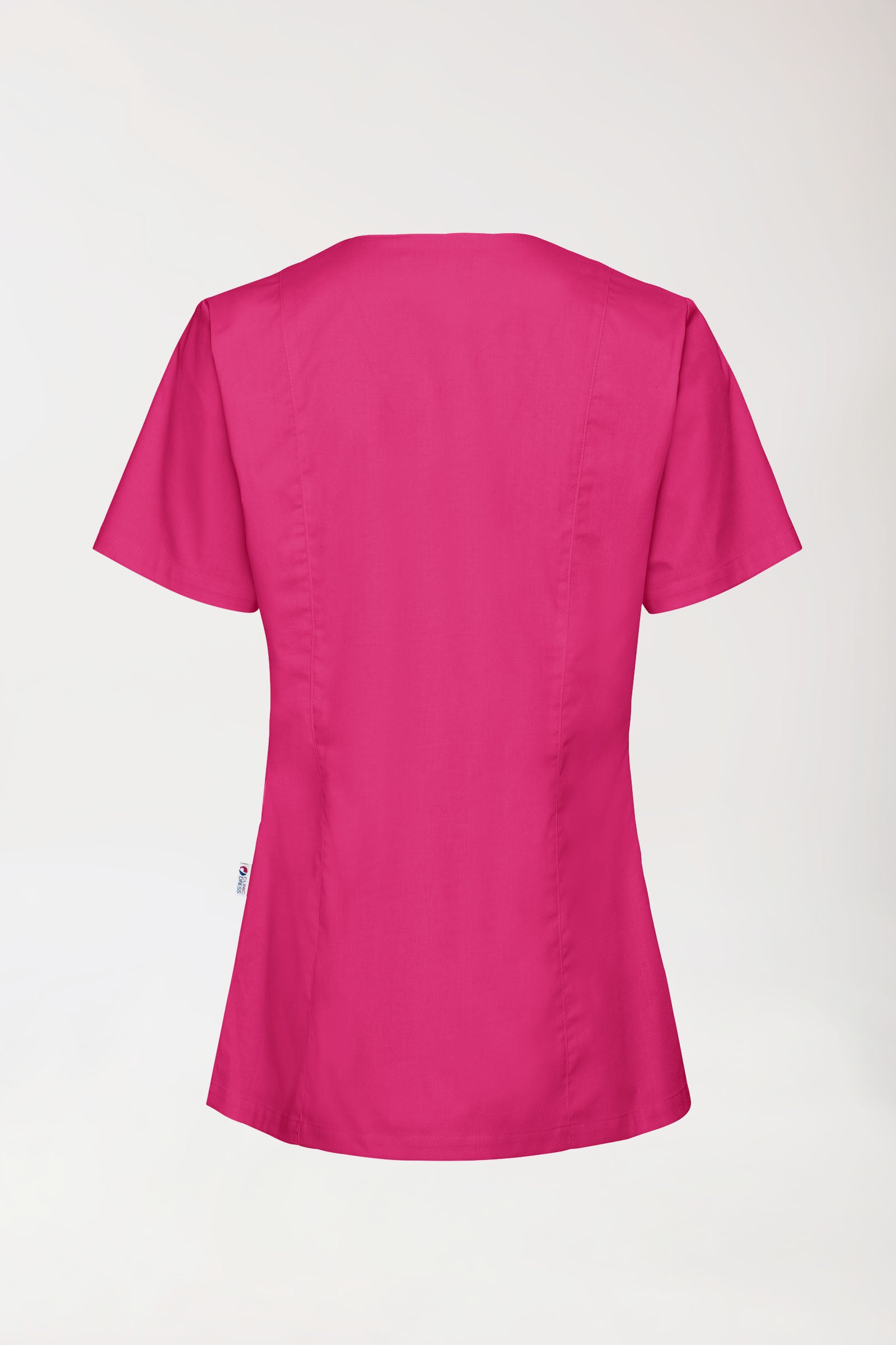 Blouse Stretch Femme - boutonnée pink, Vue de dos 
