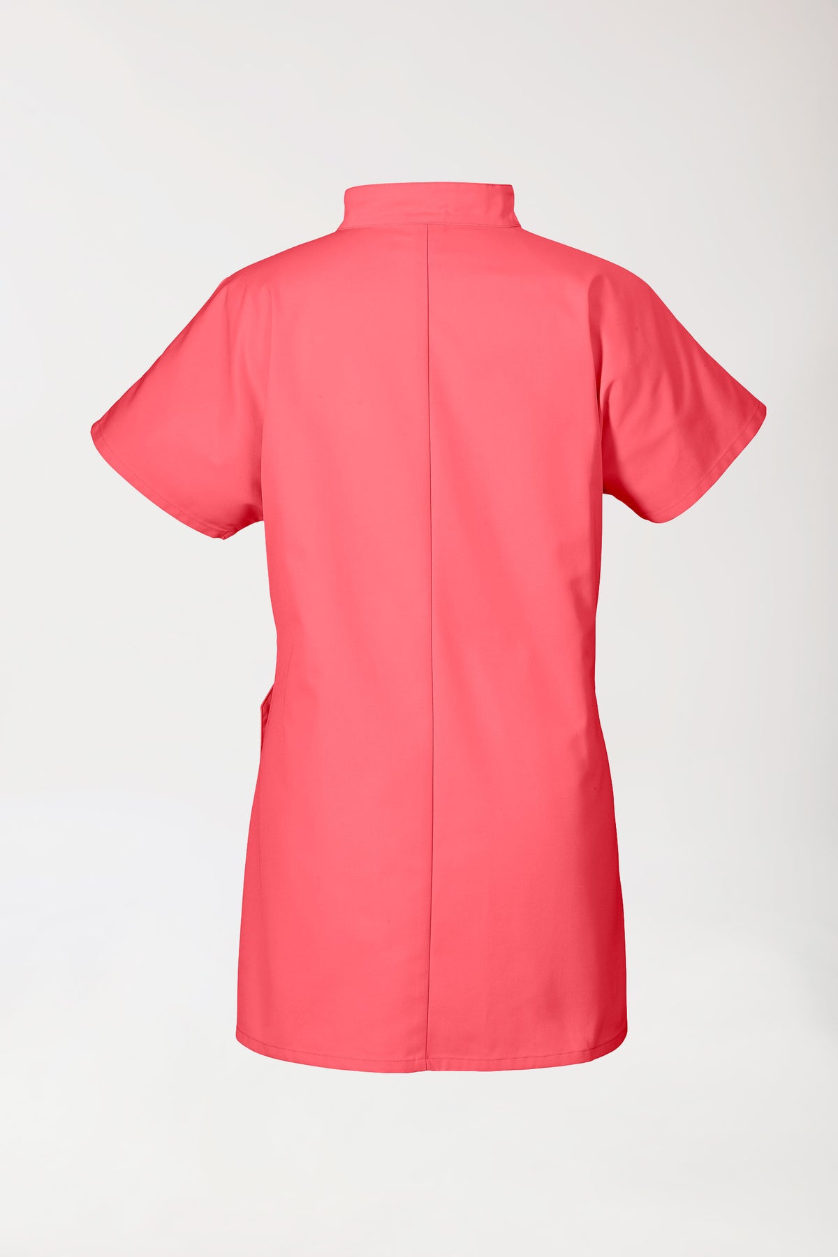 JUST STRONG Blouse Femme - Patte de boutonnage rose lipstick, Vue de dos 