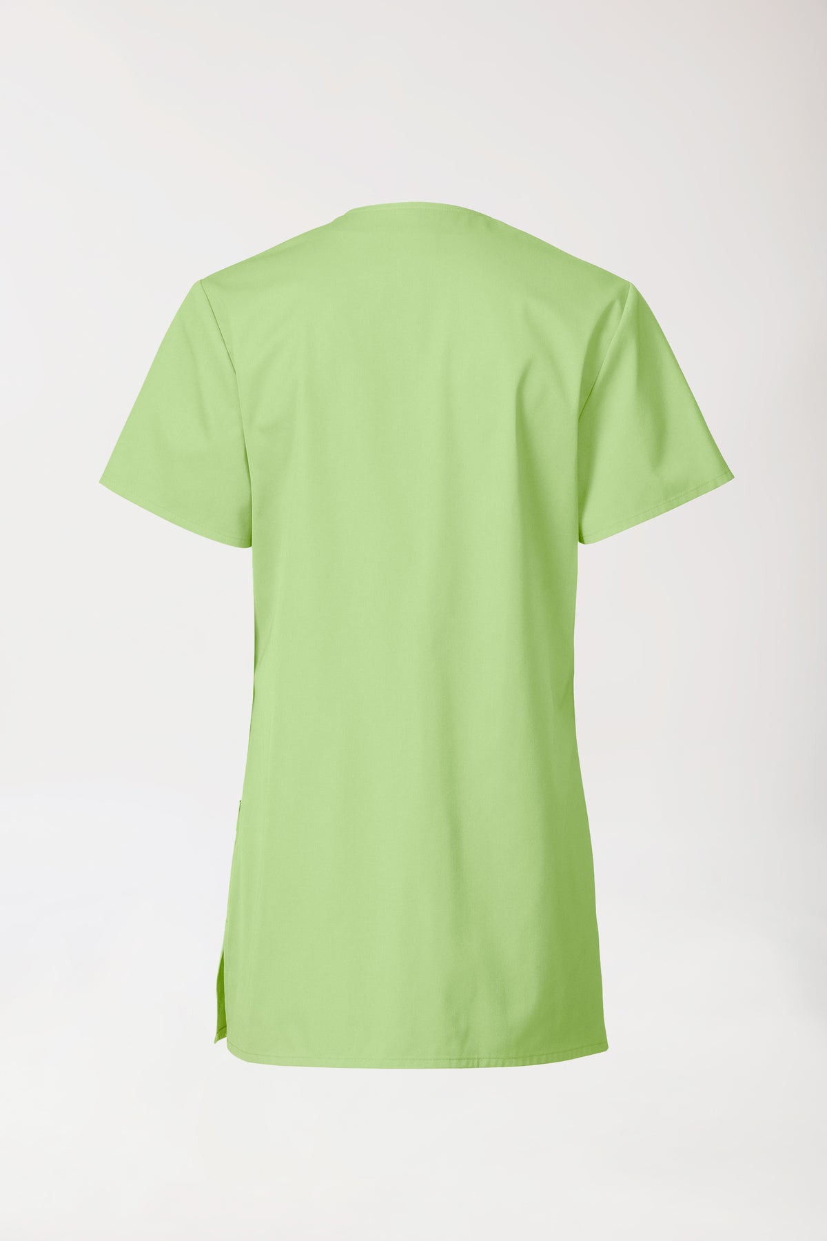 Blouse Beauté Femme - Boutonnée vert pomme, Vue de dos 