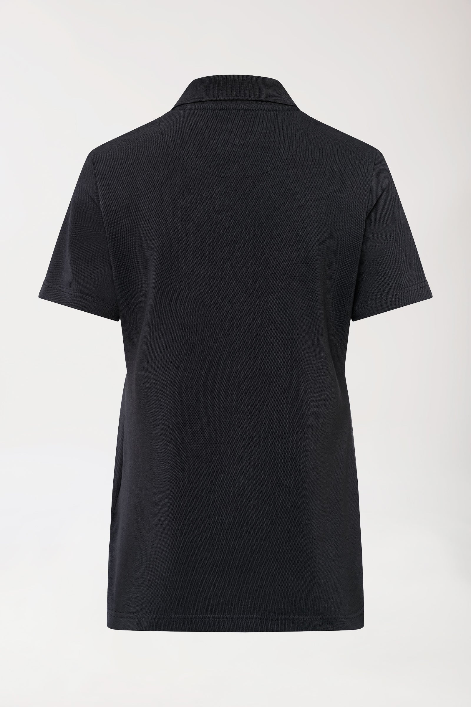 CORE T-shirt Femme – Col polo noir
