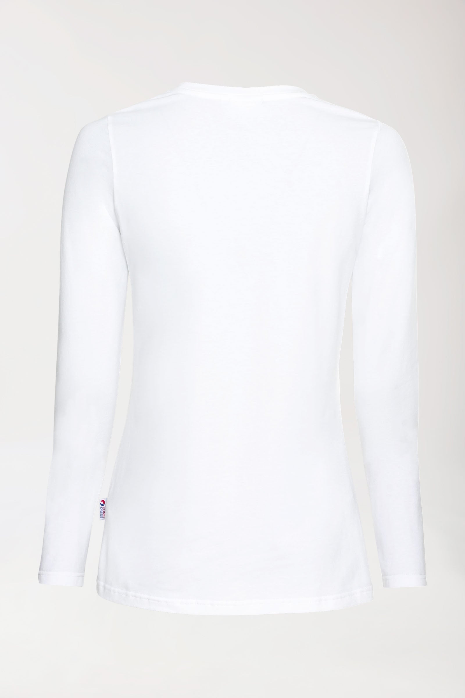 CORE T-shirt Femme - manche longue blanc, Vue de dos 