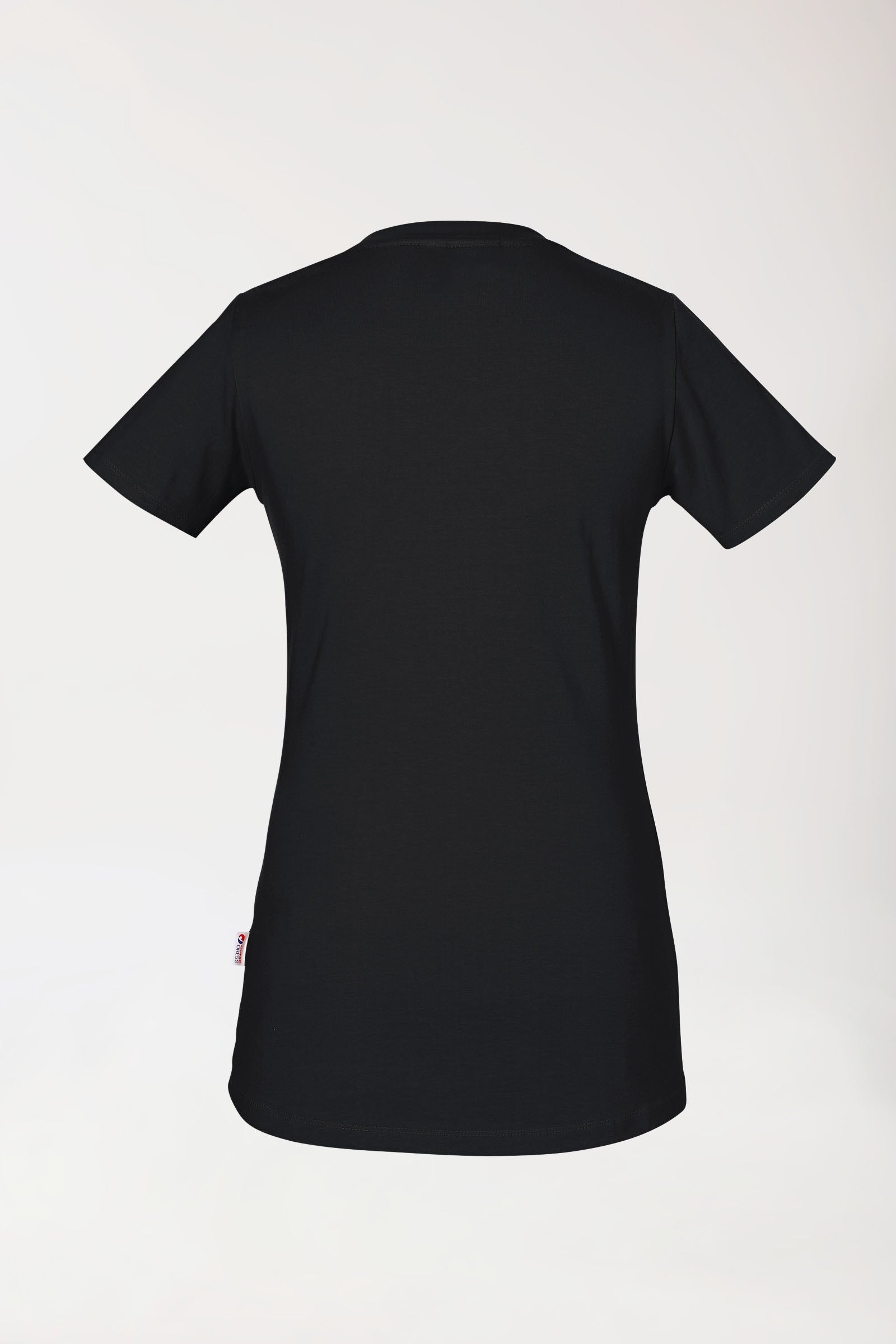 CORE T-shirt Femme - Encolure ronde noir, Vue de dos 