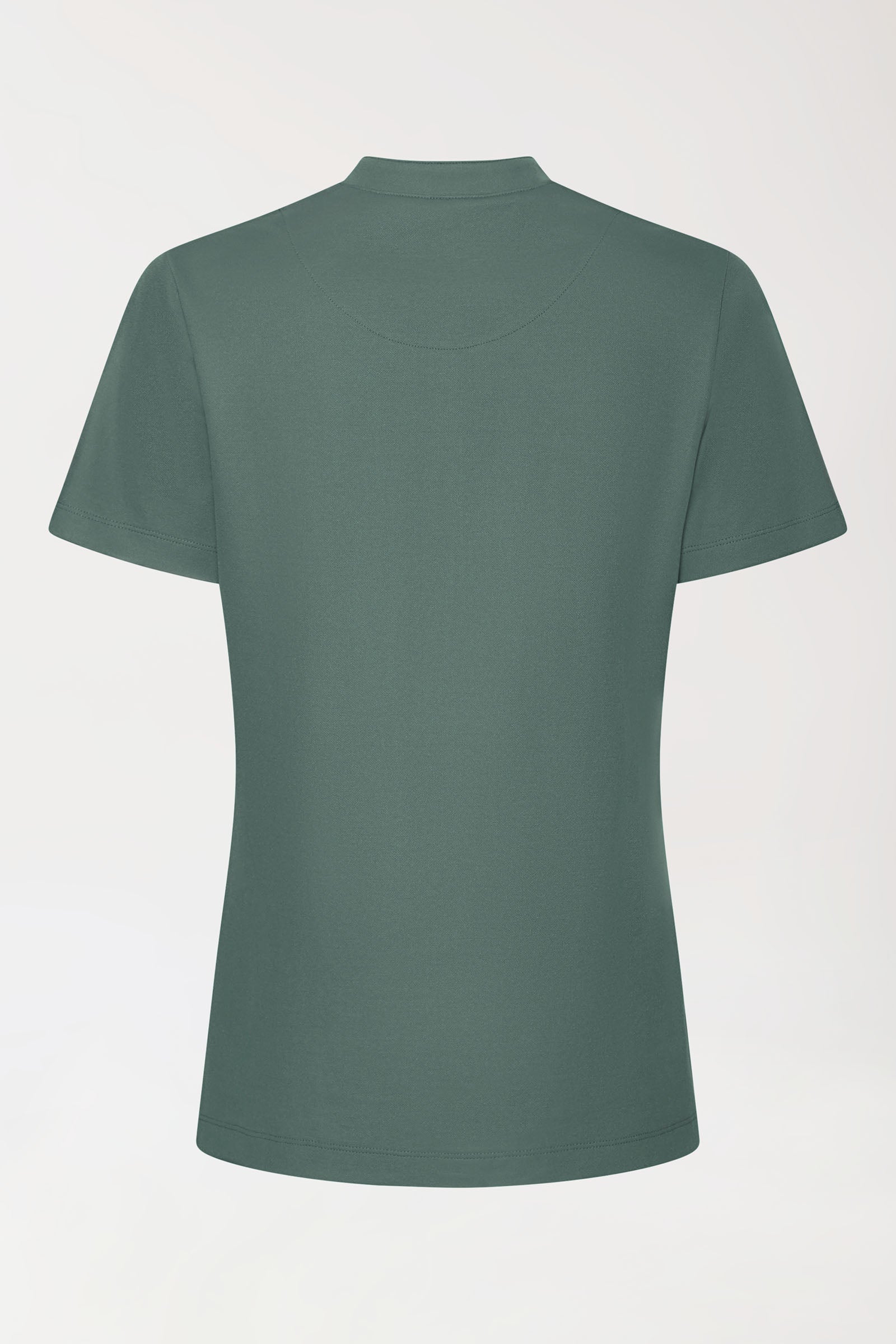 COMFY FLEX Shirt Femme - Col officier vert foncé, Vue de dos 