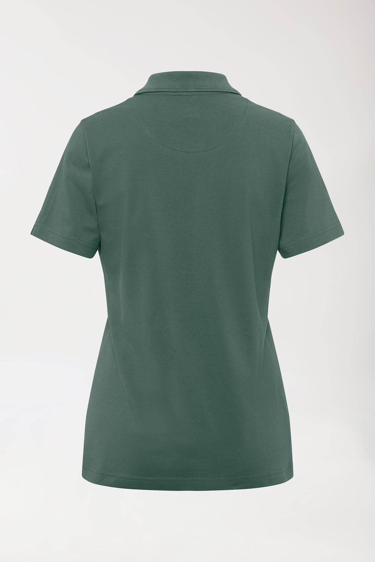 COMFY FLEX Shirt Stretch Femme - Col polo vert foncé, Vue de dos 
