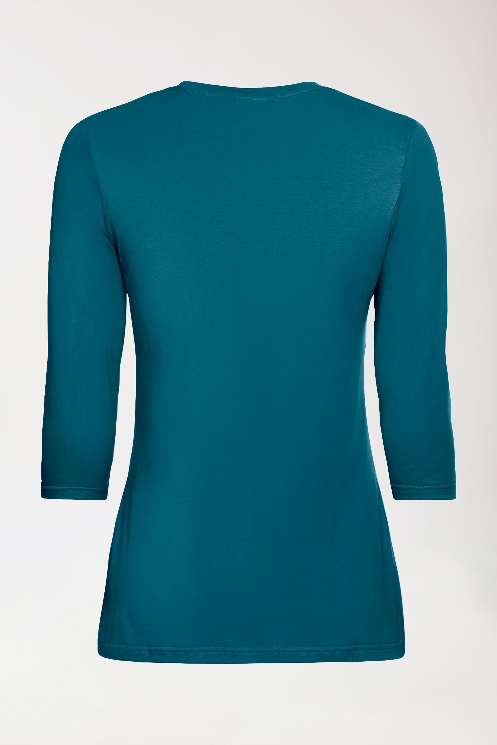 CORE T-shirt Femme - manche 3/4 vert pétrole, Vue de dos 