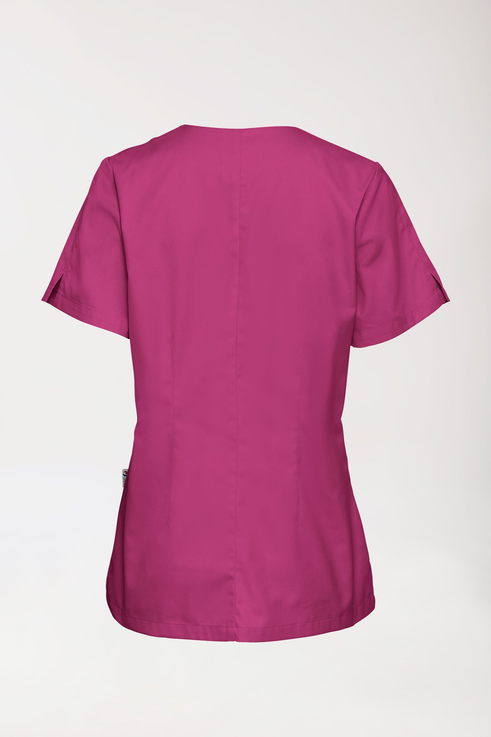 CORE Tunique Femme curved fit - Boutons-pression berry, Vue de dos 