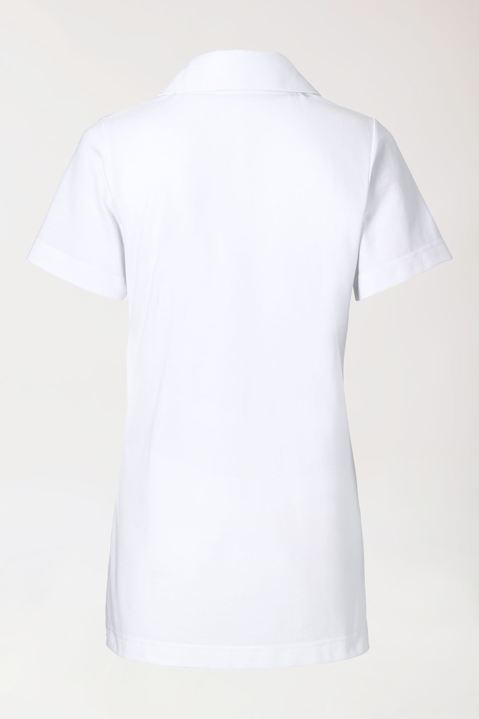 COMFY FLEX Tunique Stretch Femme - col châle blanc, Vue de dos 
