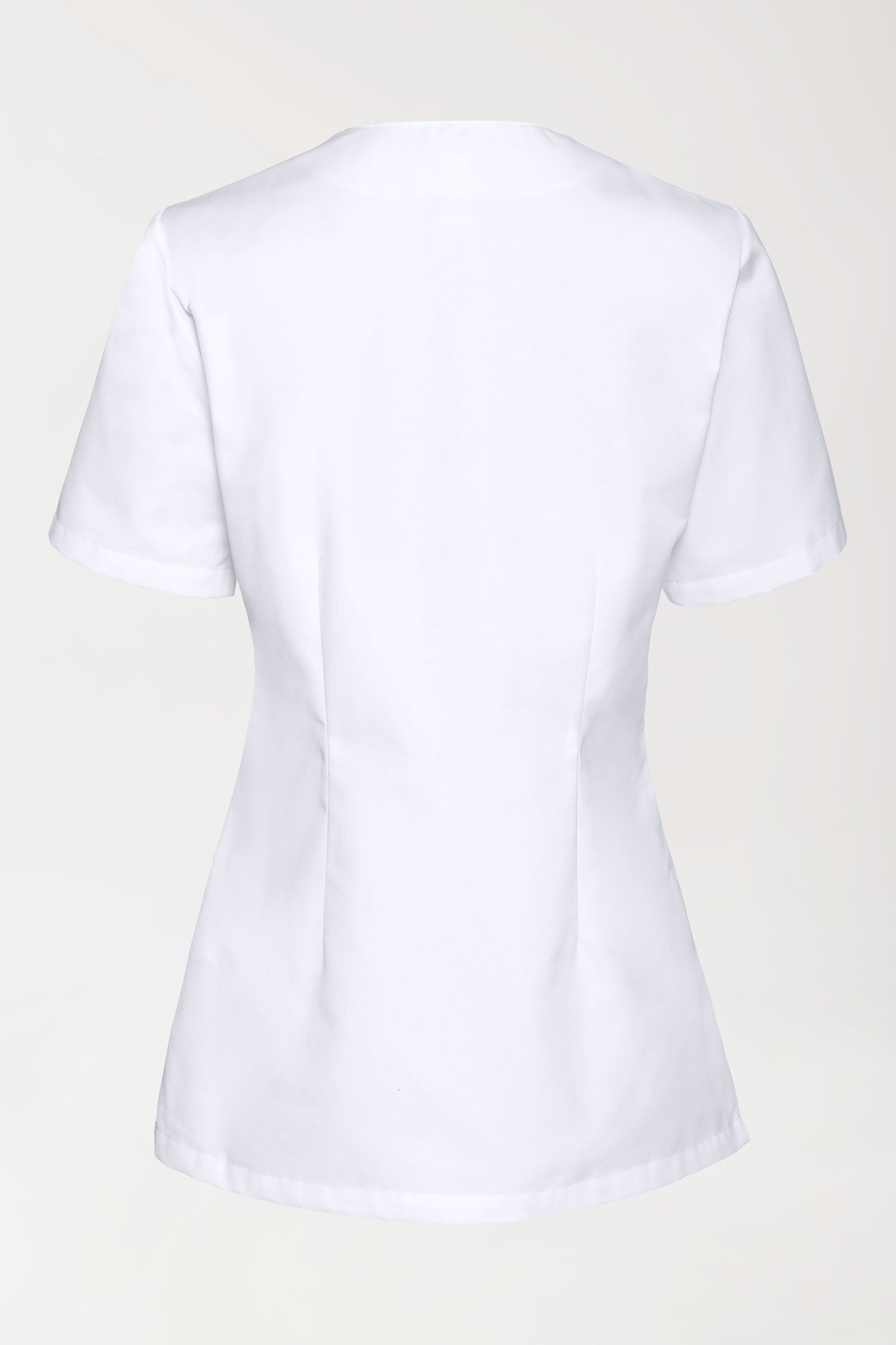 Tunique Stretch Femme - Décolleté V blanc, Vue de dos 