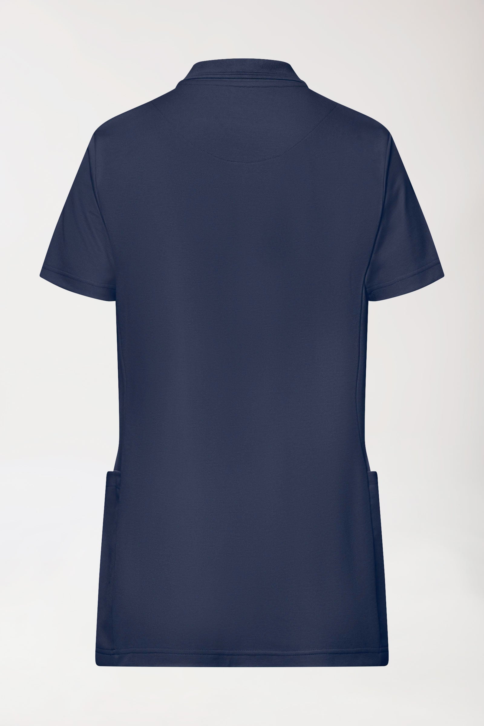 COMFY FLEX Tunique Stretch Femme - Col polo navy, Vue de dos 