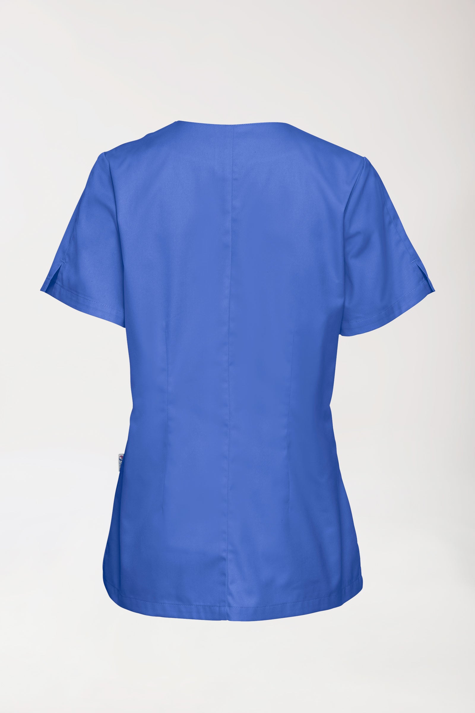 CORE Tunique Femme curved fit - Boutons-pression bleu roi, Vue de dos 