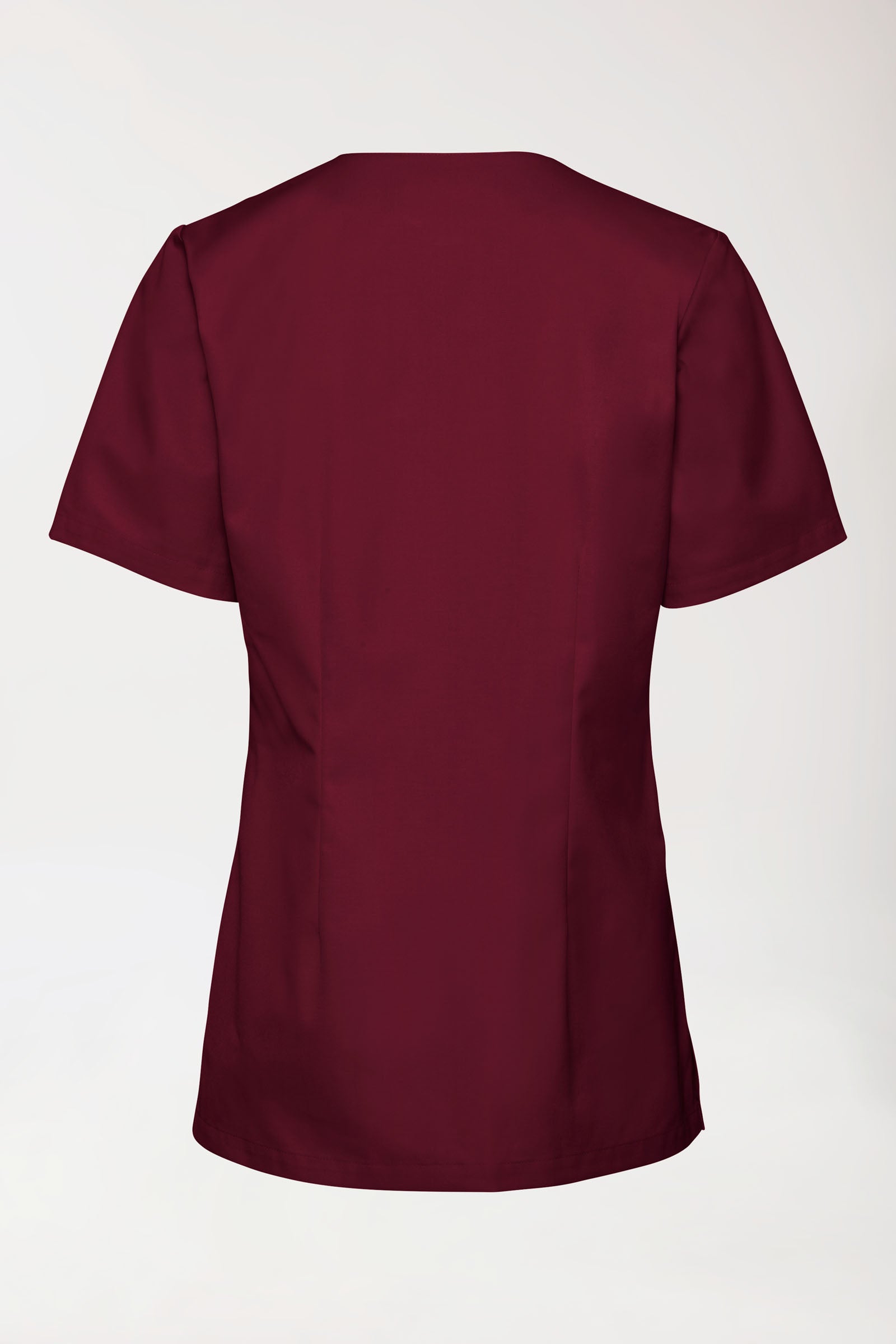 Tunique Stretch Femme - Décolleté V bordeaux, Vue de dos 