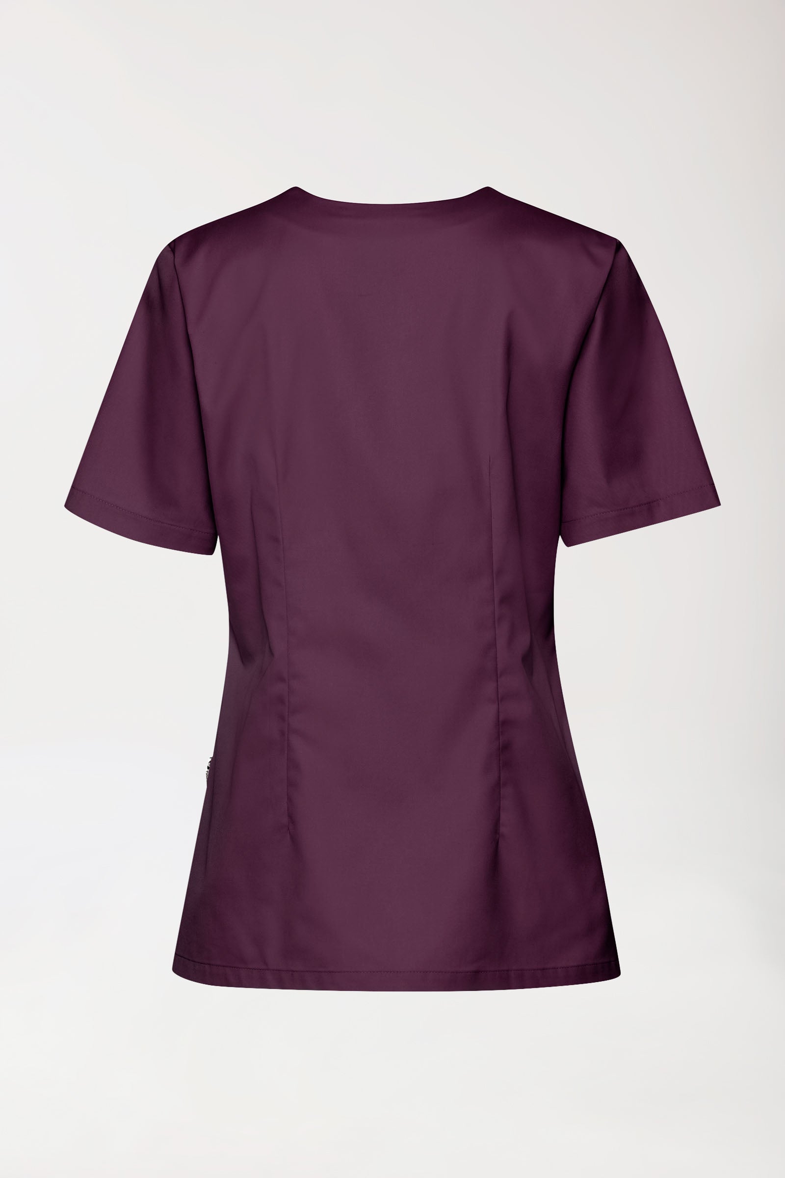 CORE Tunique Femme - Lot de 5 - Décolleté Cœur prune, Vue de dos 