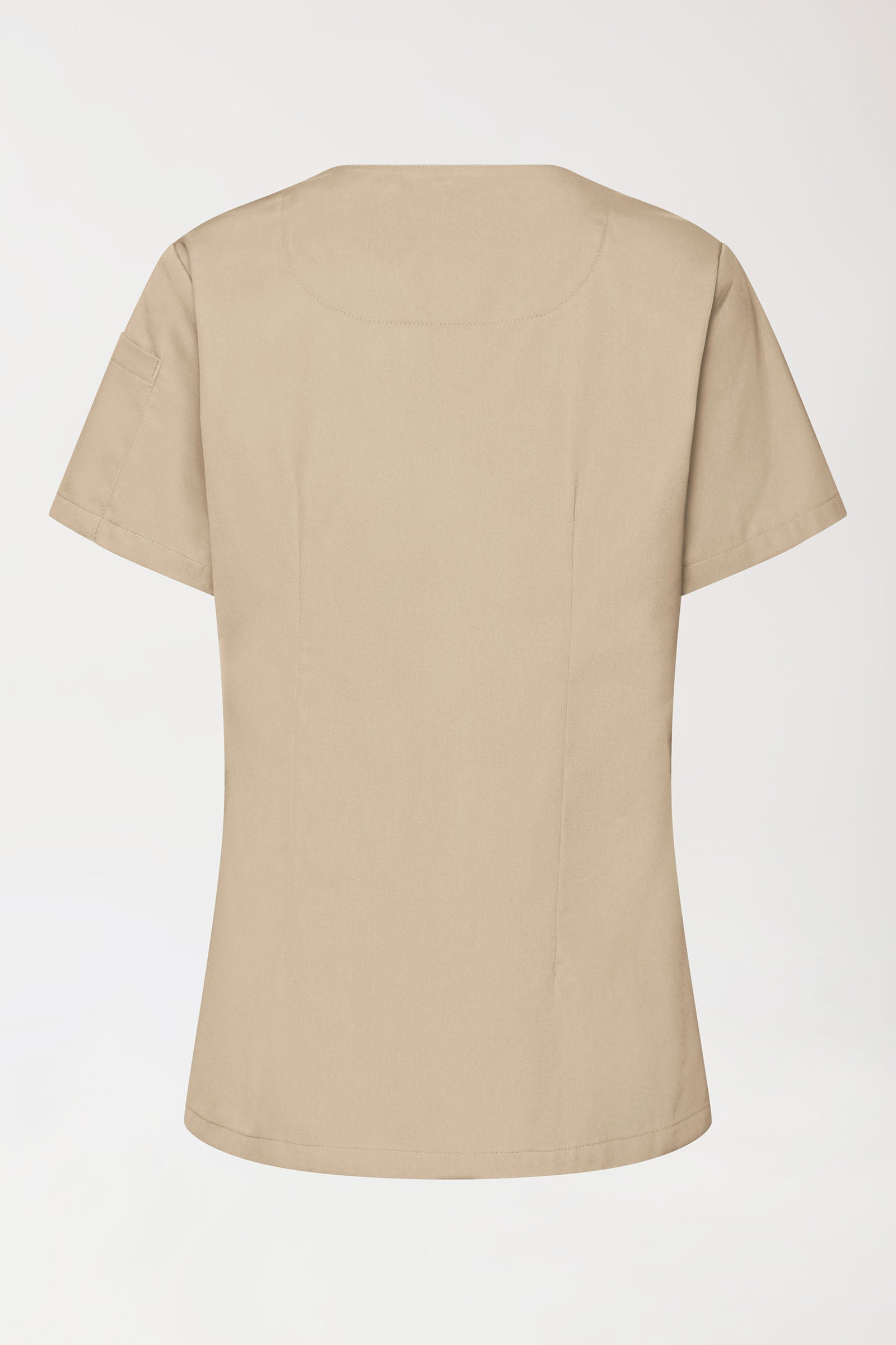 GREEN Tunique Stretch Femme - Décolleté V sable, Vue de dos 