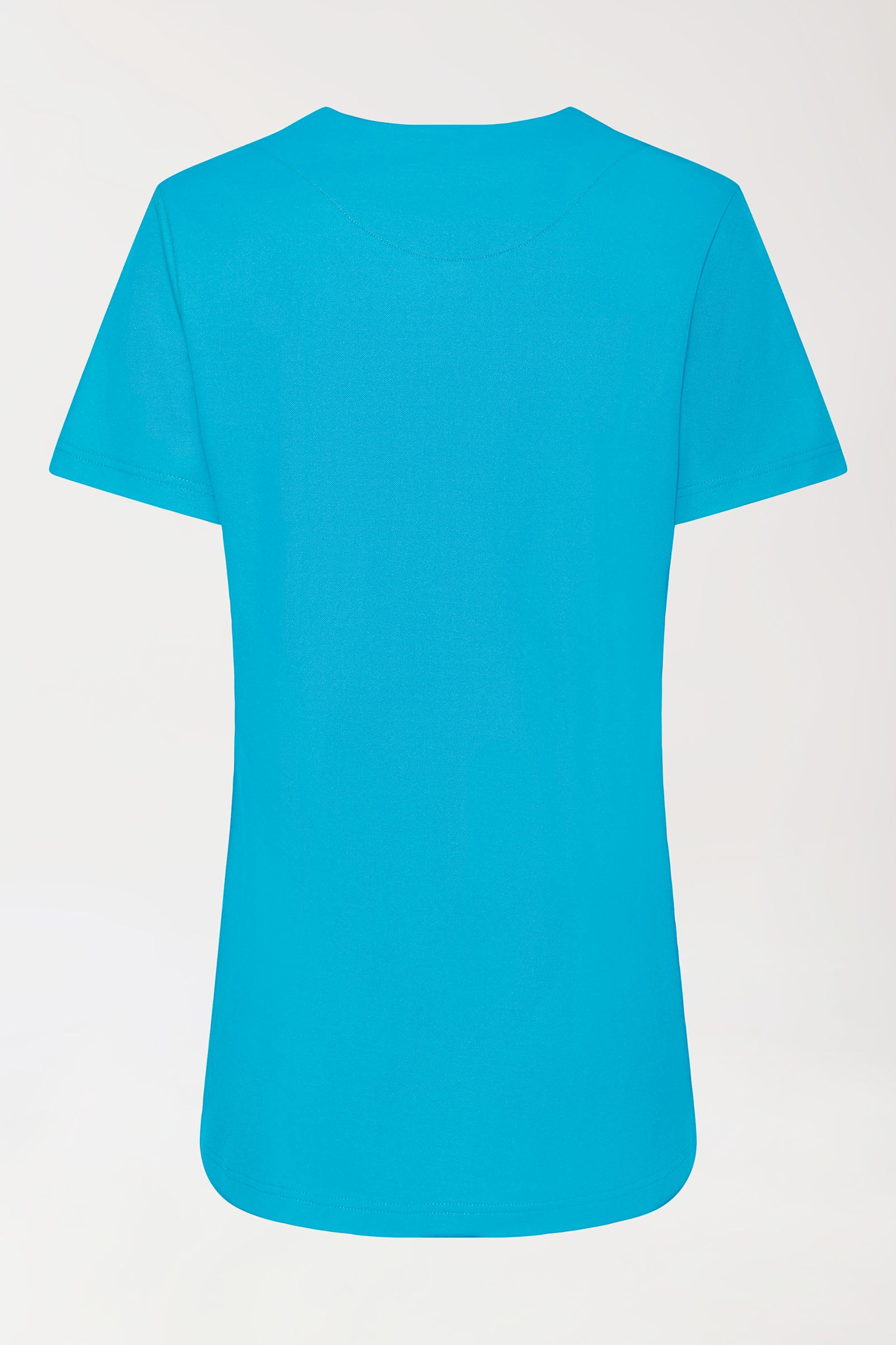 COMFY FLEX Tunique Stretch Femme - Décolleté Cœur turquoise, Vue de dos 