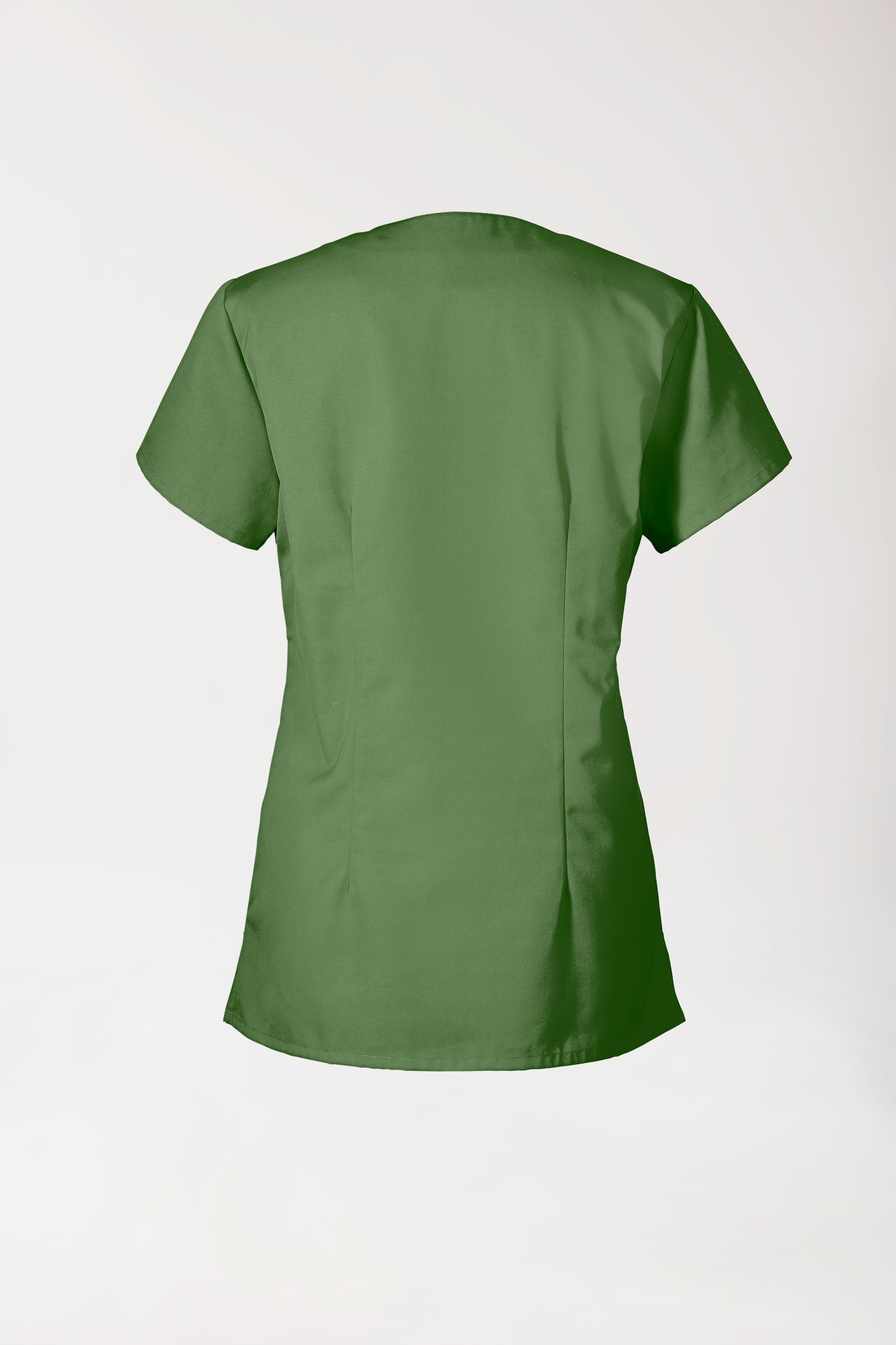 JUST STRONG Tunique Femme - Décolleté carré vert prairie, Vue de dos 