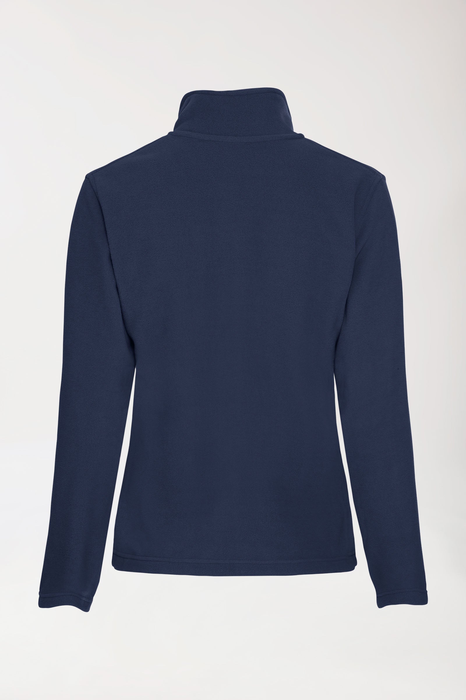 Veste polaire Femme - Col officier bleu nuit