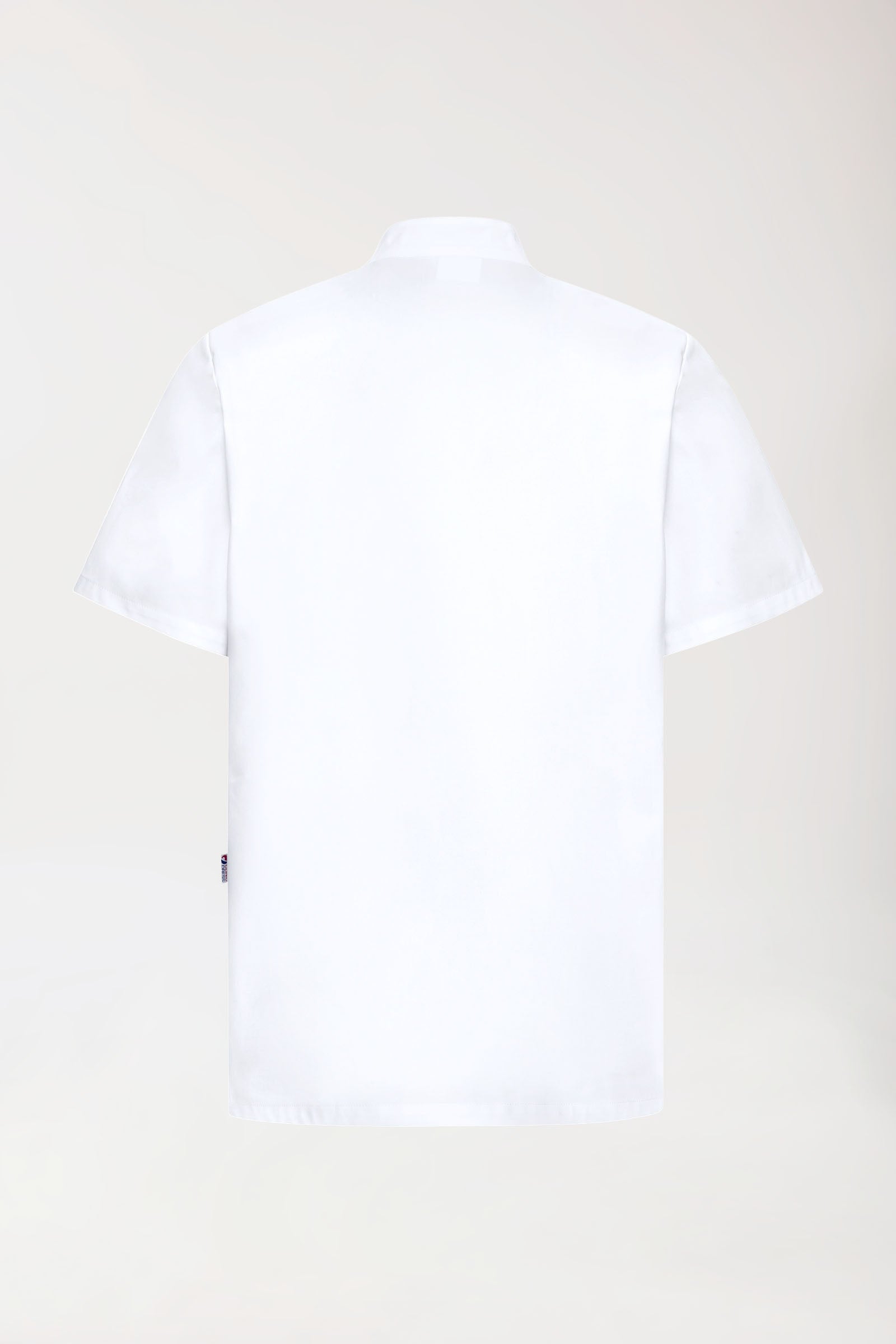 CLINIC STRETCH Blouse Homme - Entièrement boutonnée blanc, Vue de dos 