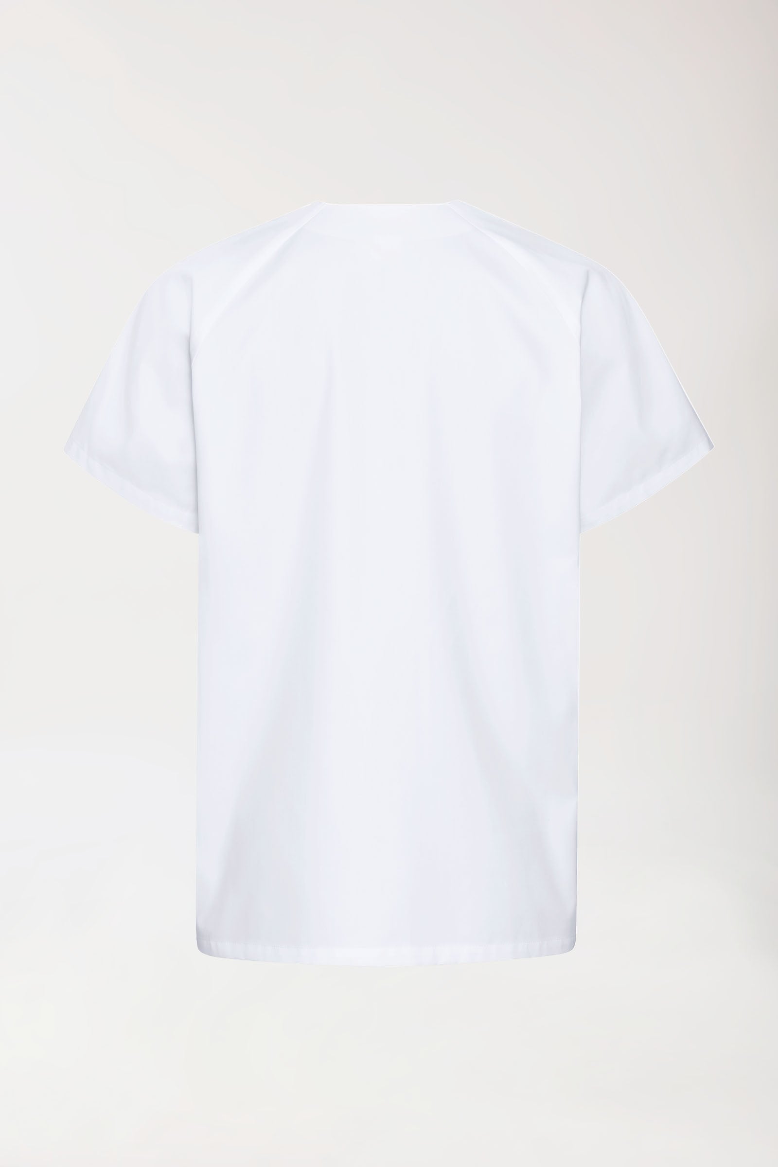CORE Blouse Homme - Entièrement boutonnée blanc, Vue de dos 