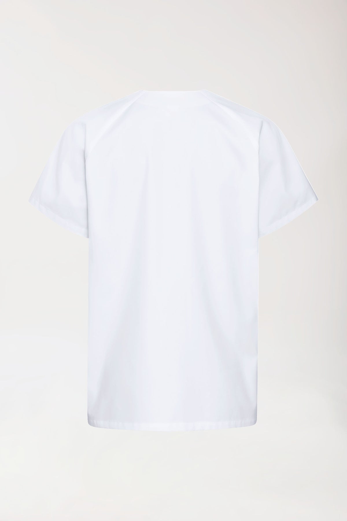 CORE Blouse Homme - Entièrement boutonnée blanc, Vue de dos 