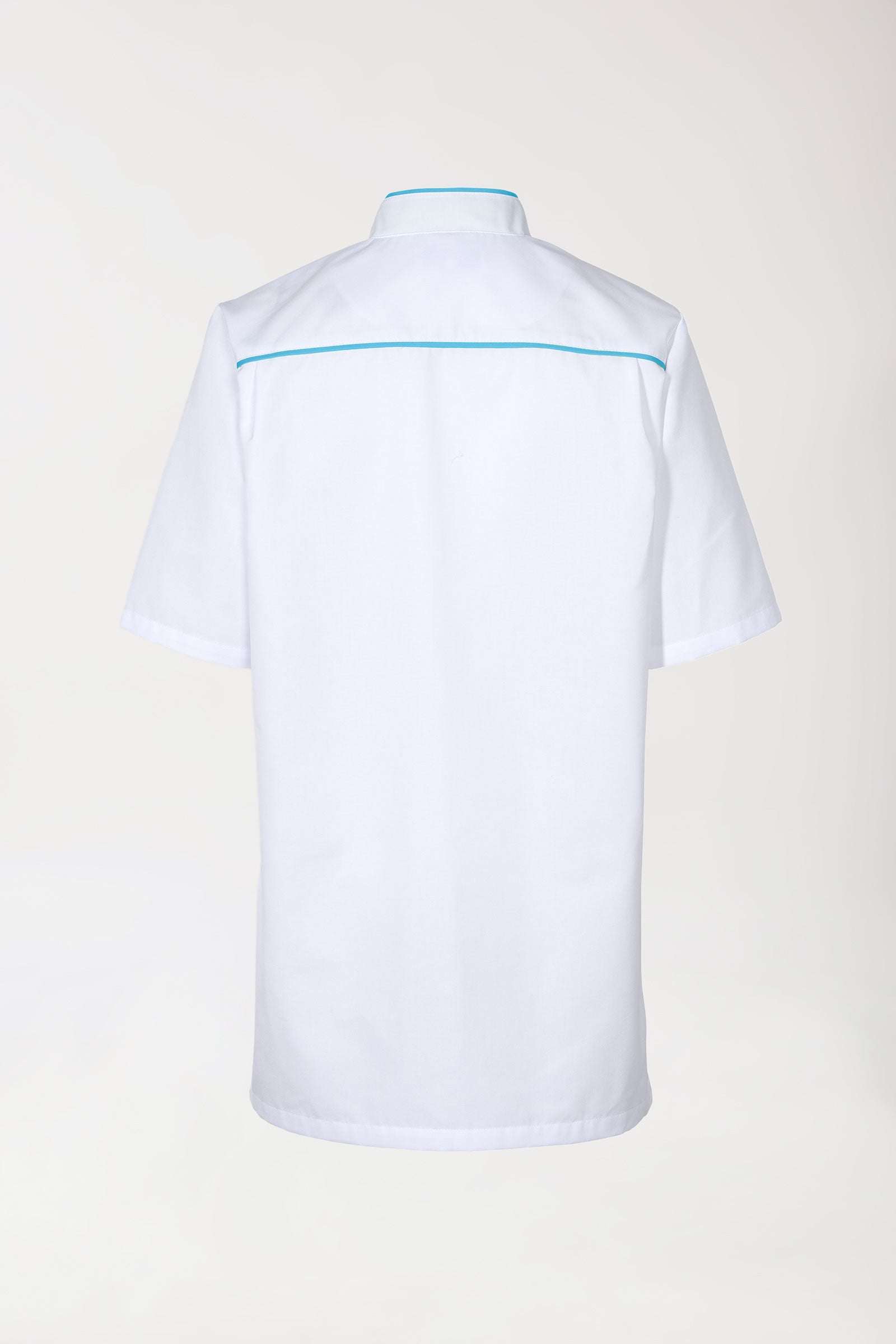 Tunique longue blanc/turquoise homme