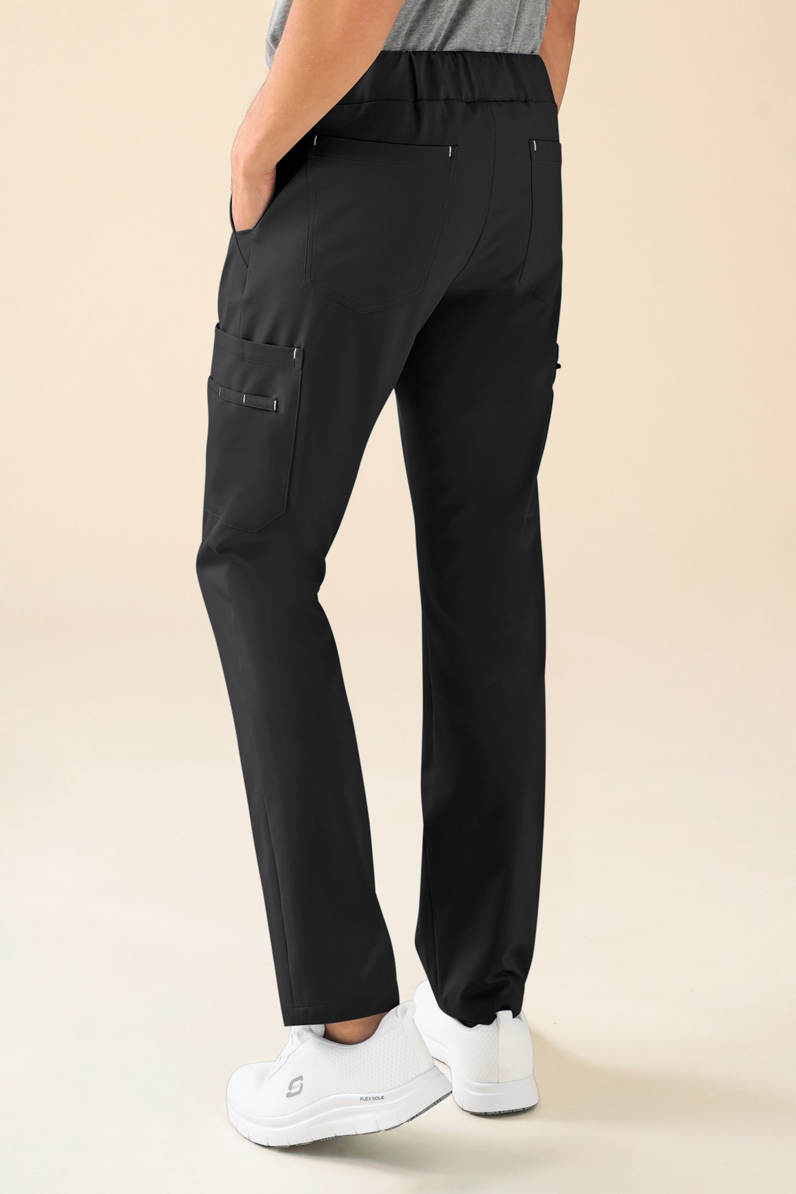KAERE Pantalon Homme - avec poches cargo noir