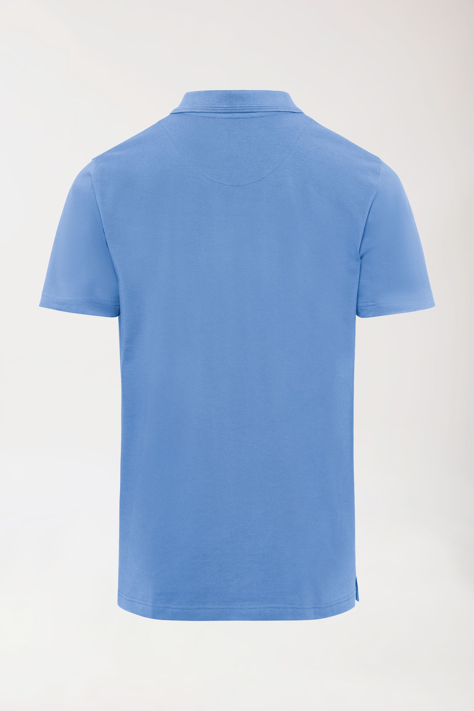 COMFY FLEX Shirt Stretch Homme - Col polo bleu ciel