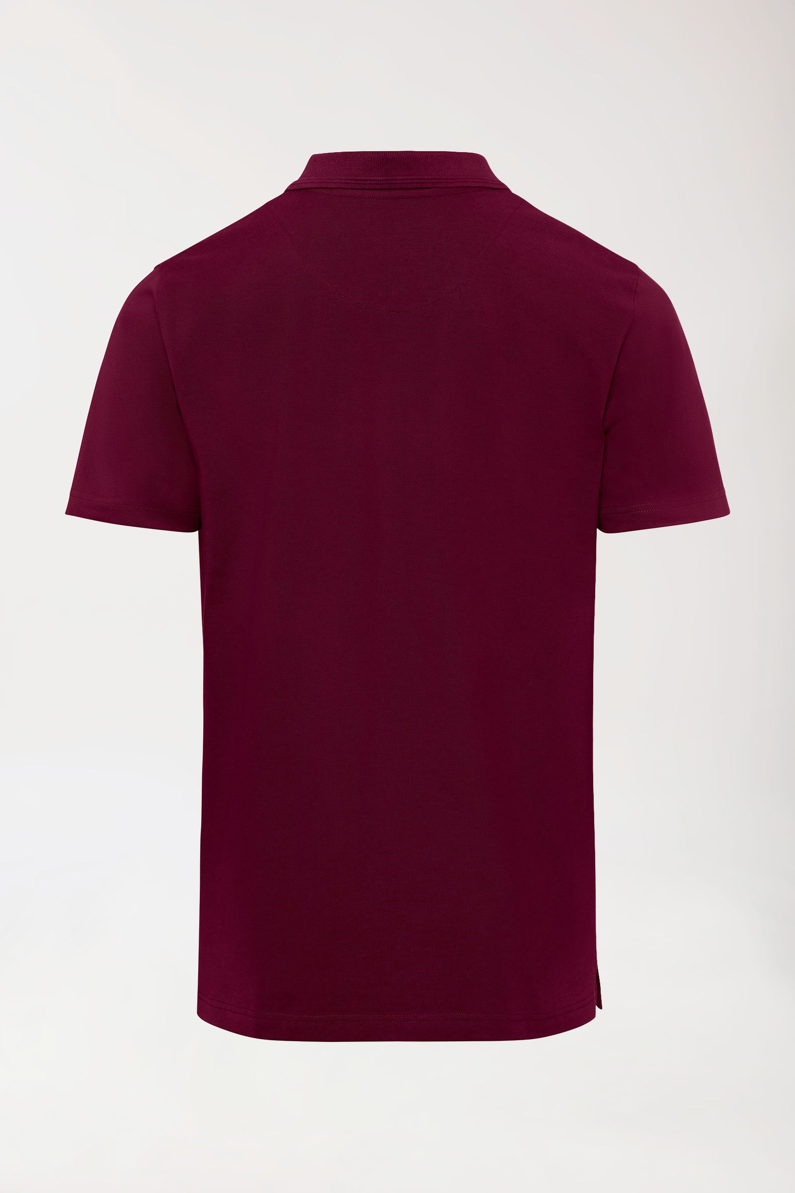 COMFY FLEX Shirt Stretch Homme - Col polo bordeaux