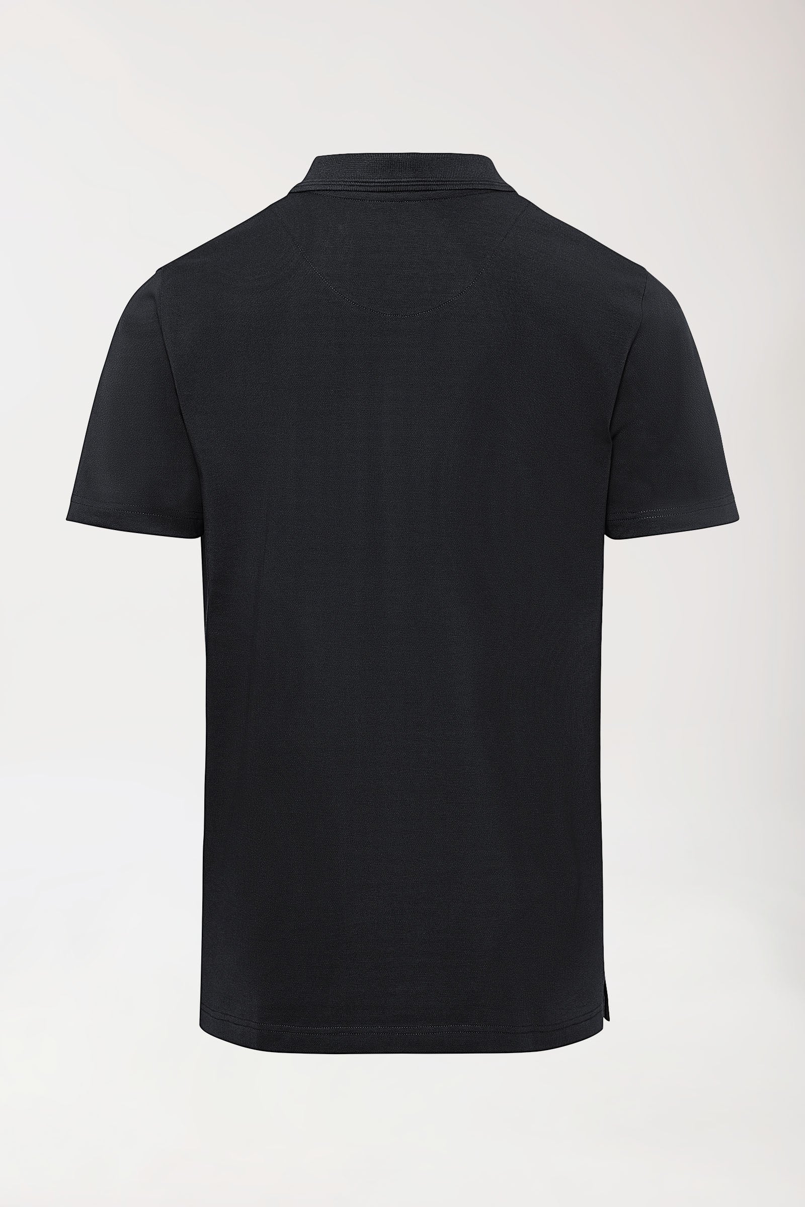 COMFY FLEX Shirt Stretch Homme - Col polo noir