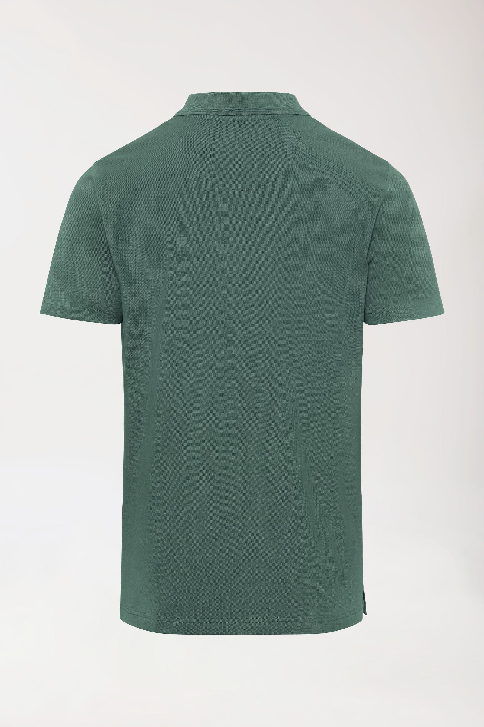 COMFY FLEX Shirt Stretch Homme - Col polo vert foncé