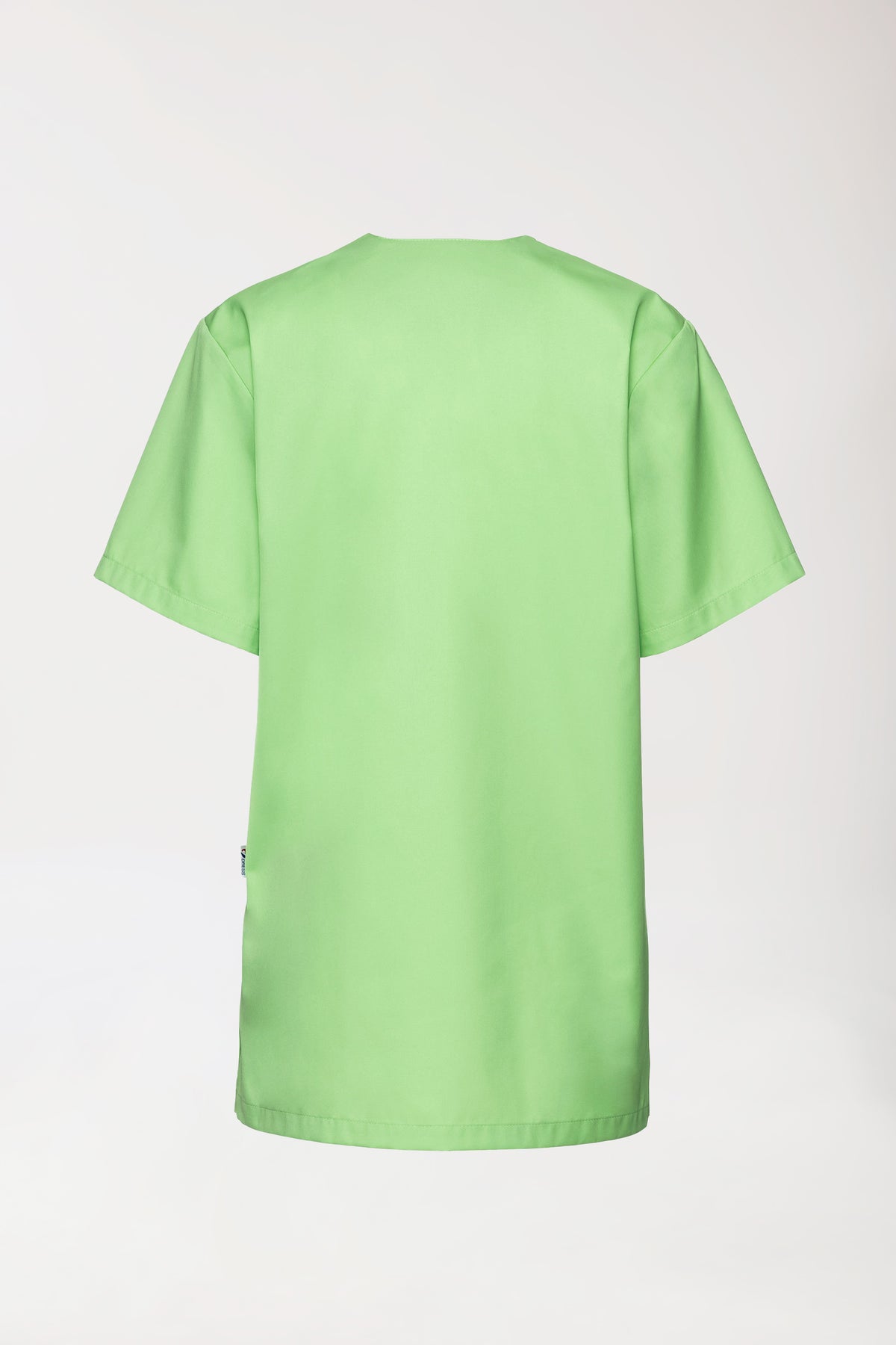 GREEN Tunique Homme - Col V vert pomme, Vue de dos 
