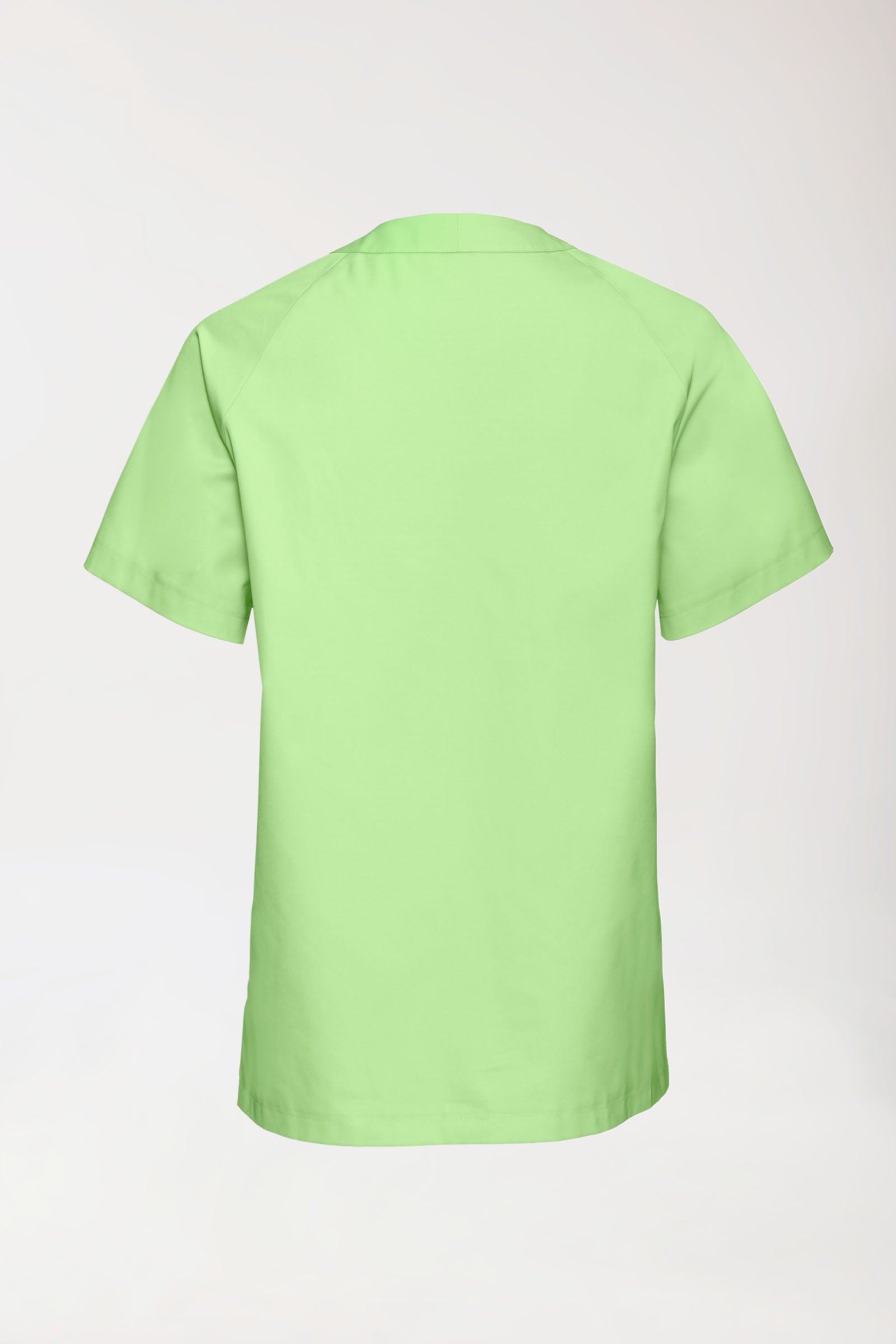 LA tunique médicale homme - Décolleté V vert pomme, Vue de dos 