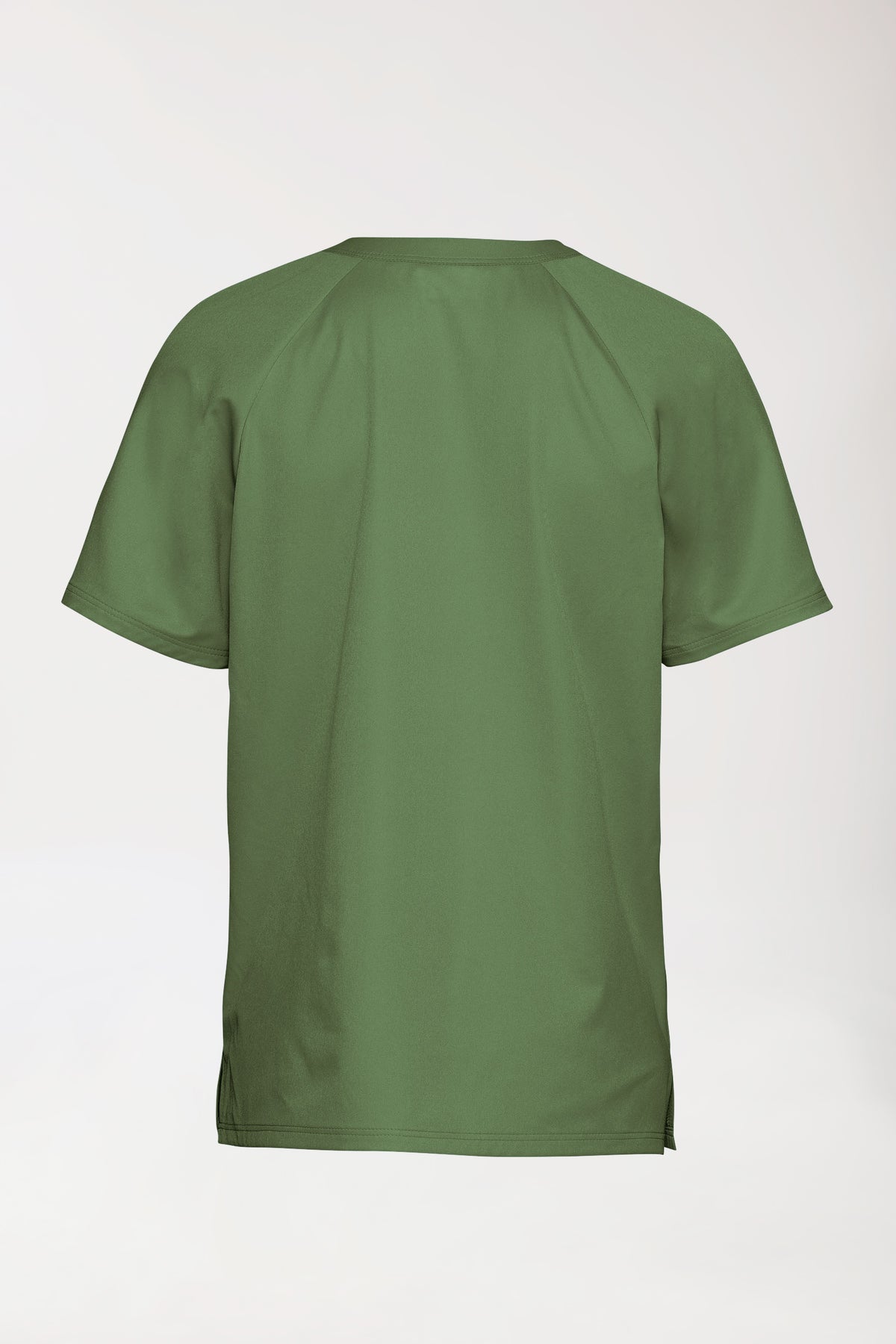 Move Stretch Tunique Homme - Col V vert prairie, Vue de dos 