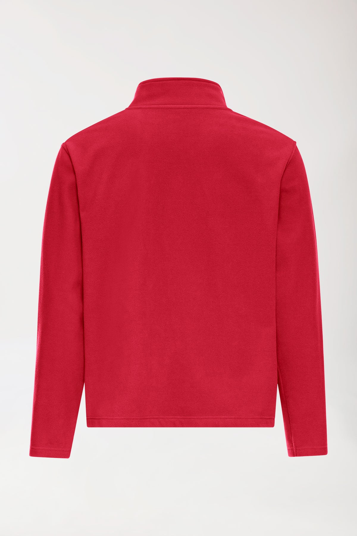 Veste polaire Homme - Col officier rouge