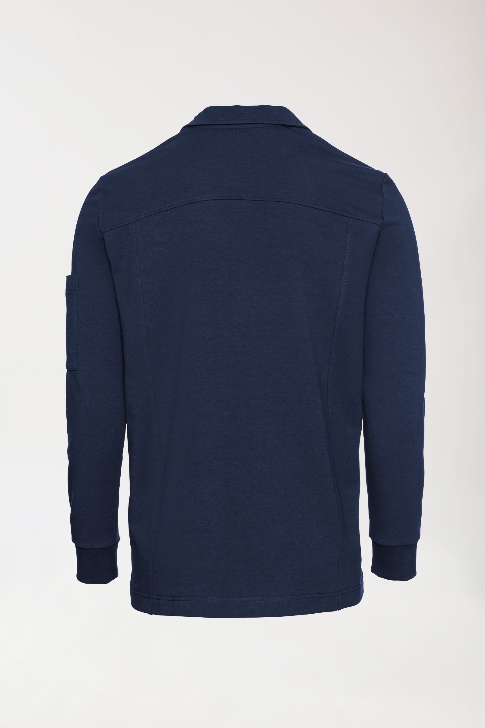 Veste en Sweat Homme - Col officier bleu navy