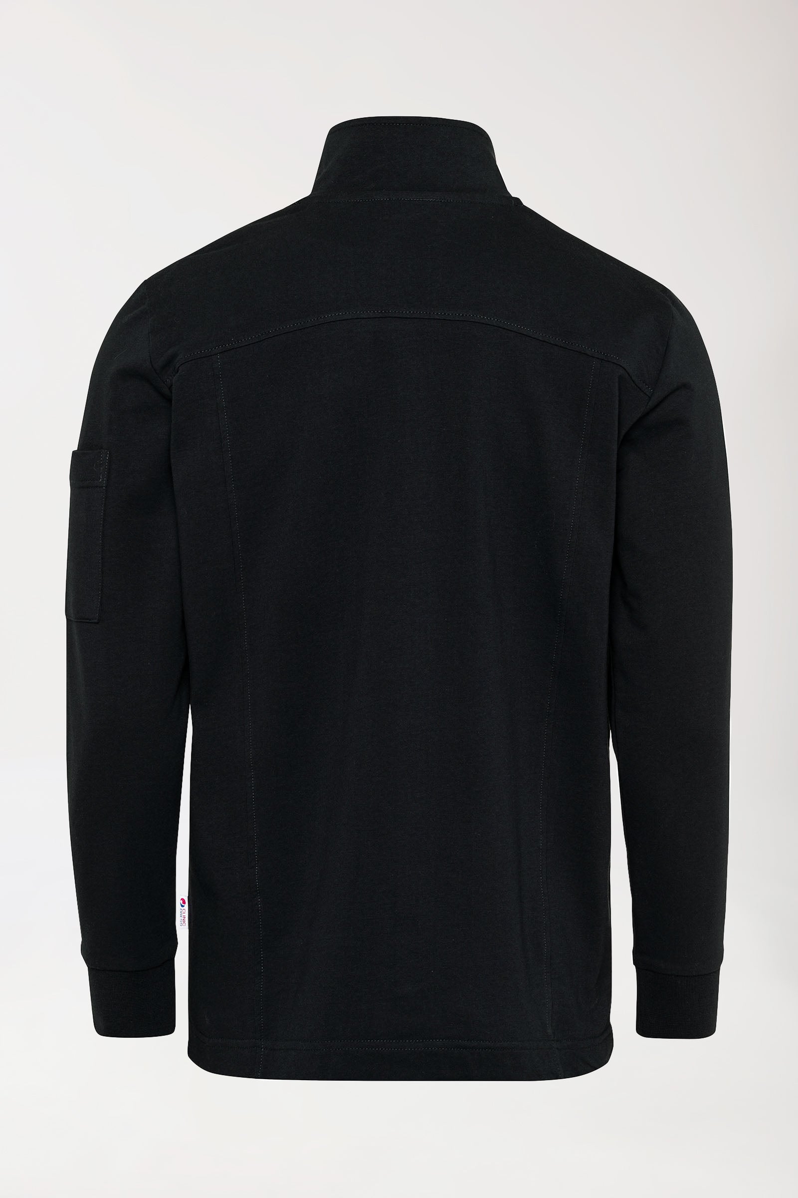 Veste en Sweat Homme - Col officier noir