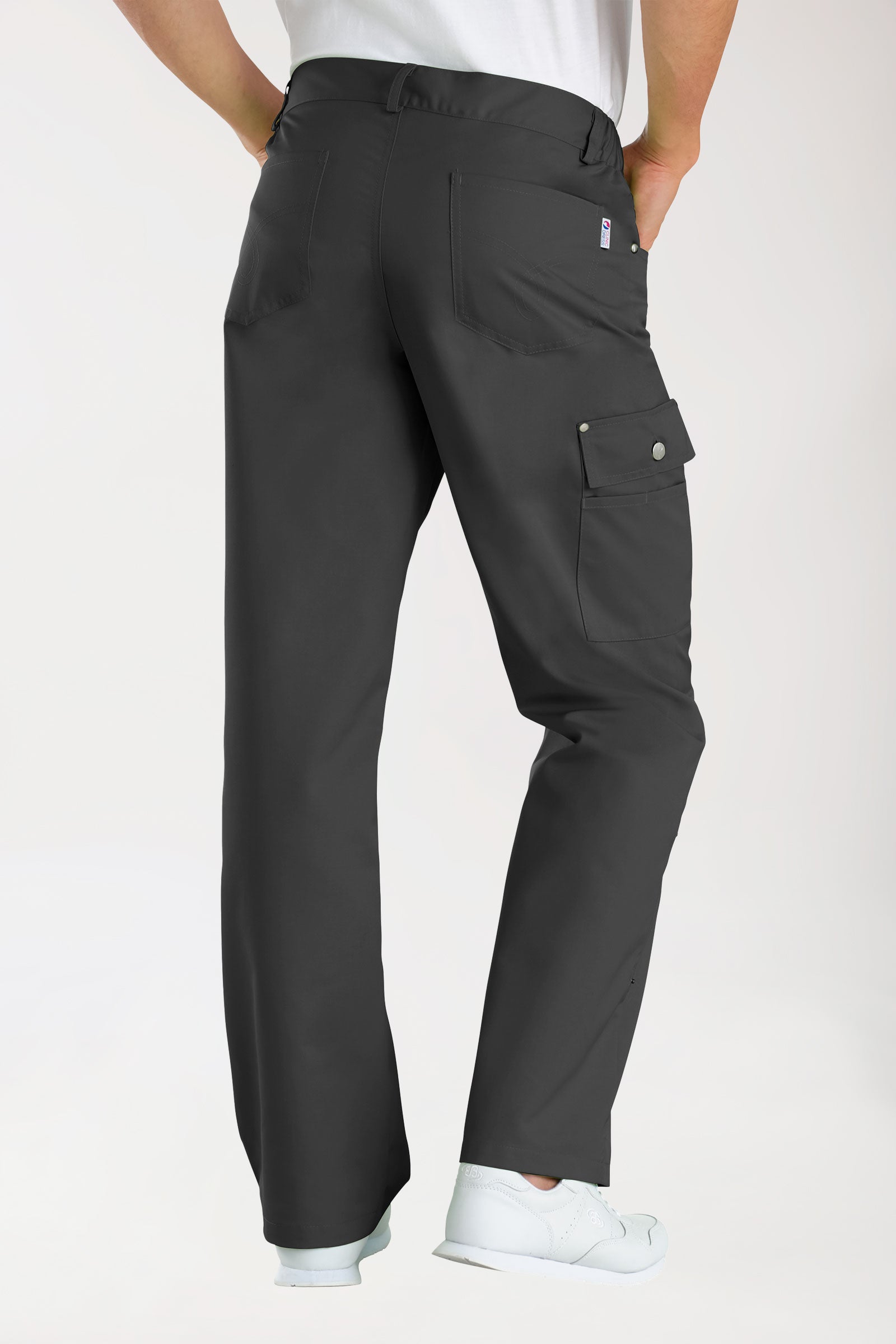 JUST STRONG Pantalon mixte - Ceinture partiellement élastiquée anthracite