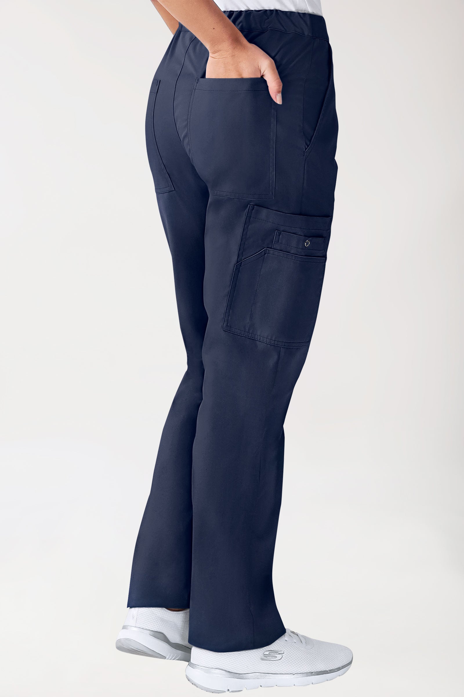 CLINIC STRETCH Pantalon mixte - Poche sur la jambe bleu navy