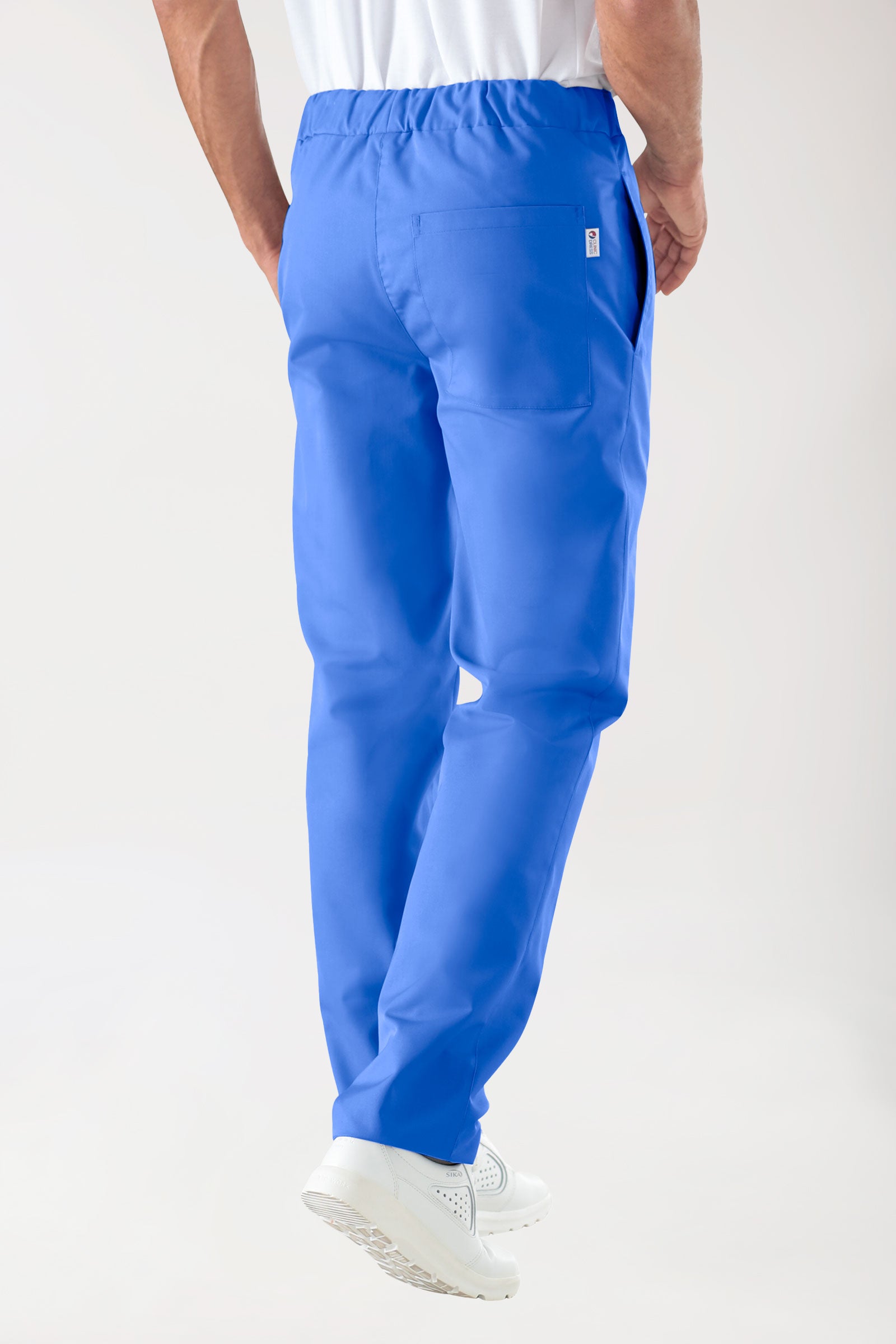 JUST STRONG Pantalon mixte - Ceinture élastiquée bleu roi