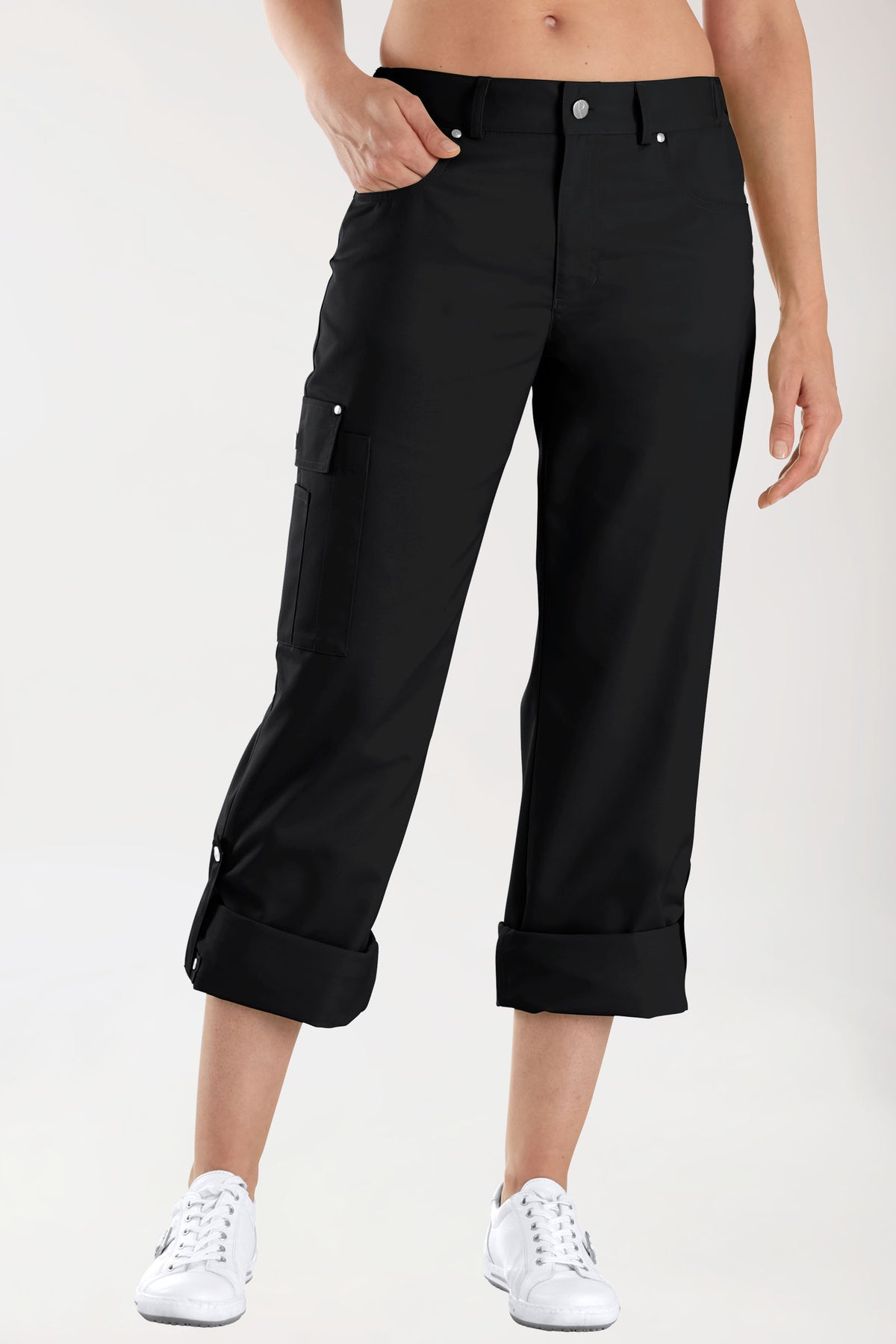 JUST STRONG Pantalon mixte - Ceinture partiellement élastiquée noir, Vue de dos 