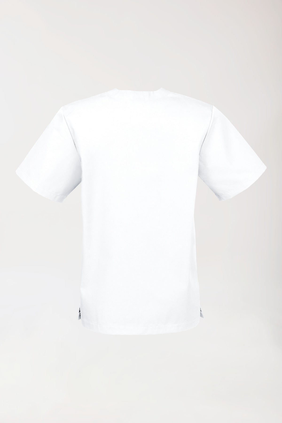 Tunique Stretch Homme - Décolleté V blanc, Vue de dos 