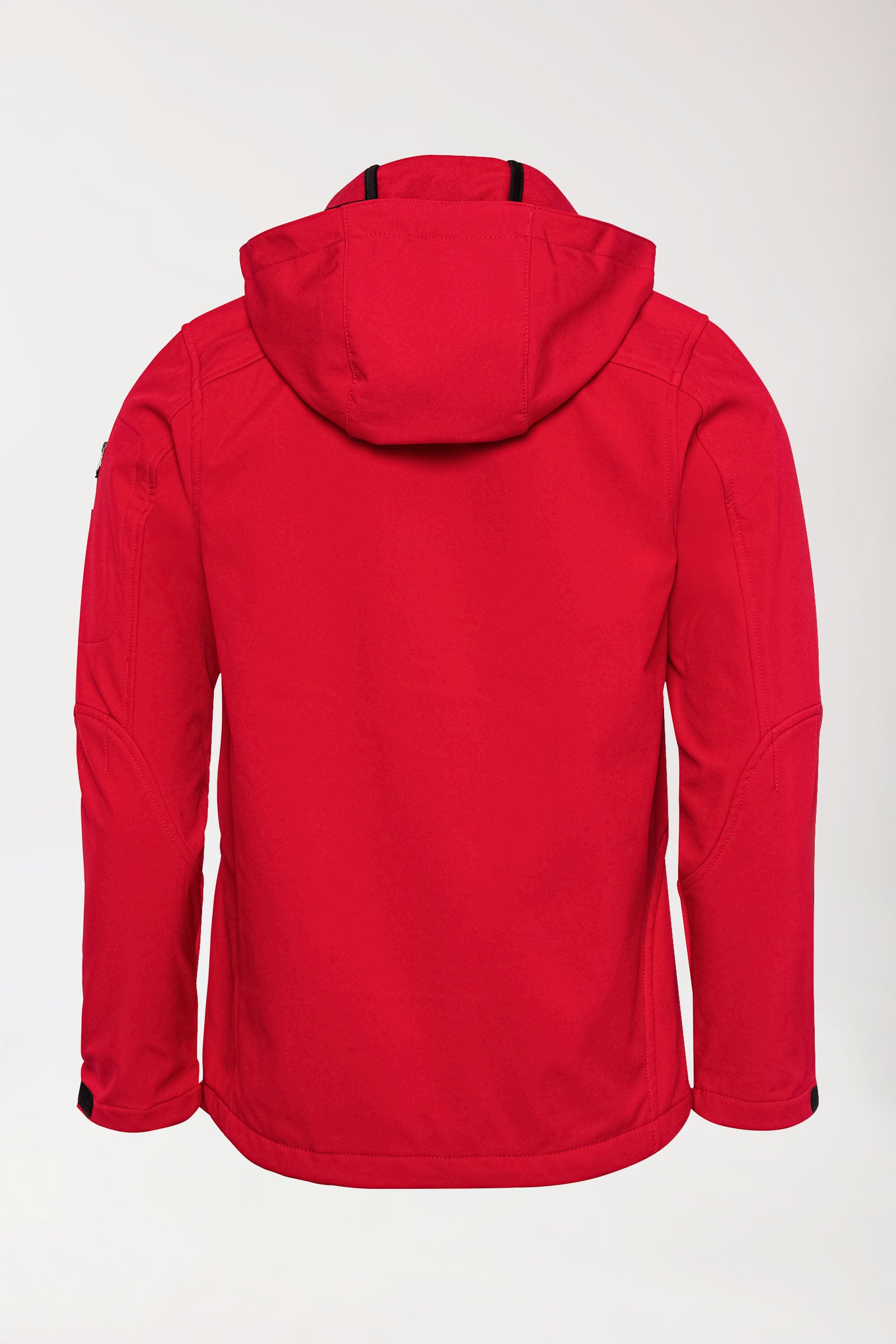 Softshell Veste mixte - à capuche rouge
