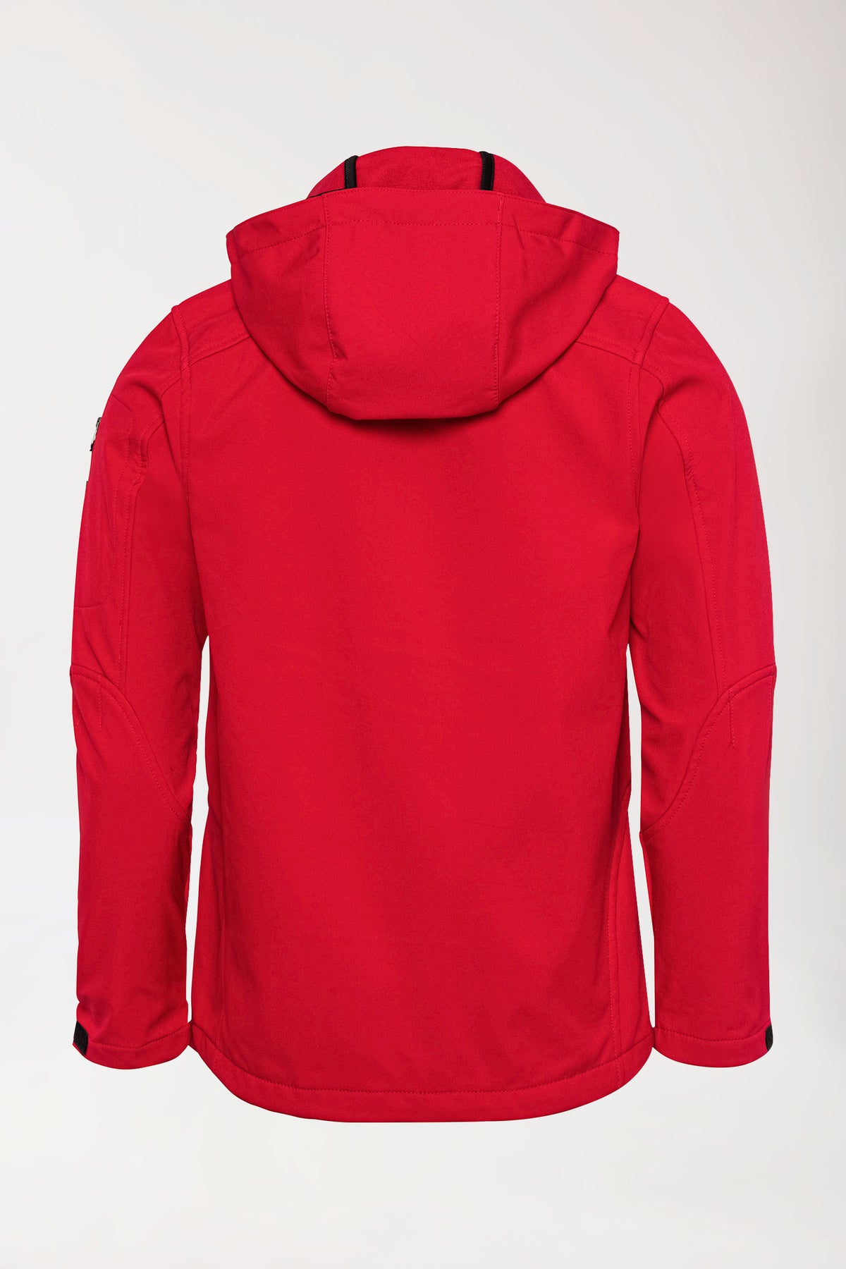 Softshell Veste mixte - à capuche rouge, Vue de dos 