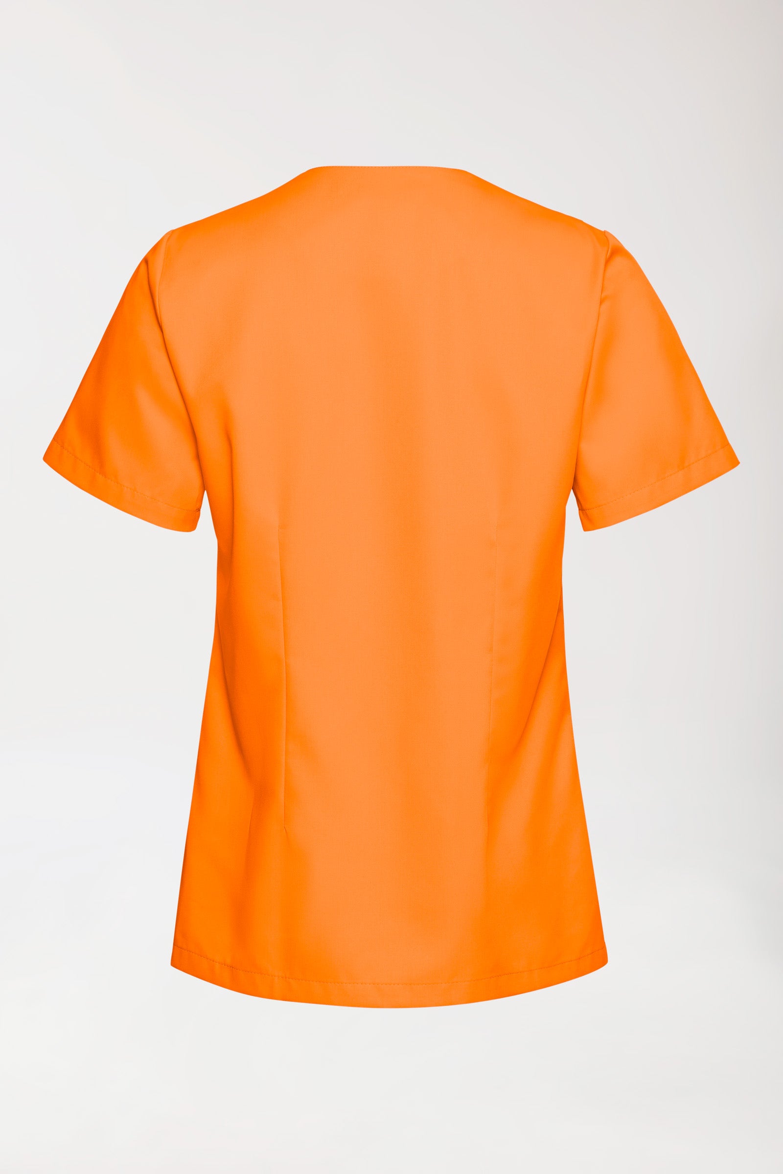 TENCEL™ Tunique Femme - Décolleté V orange brillant, Vue de dos 
