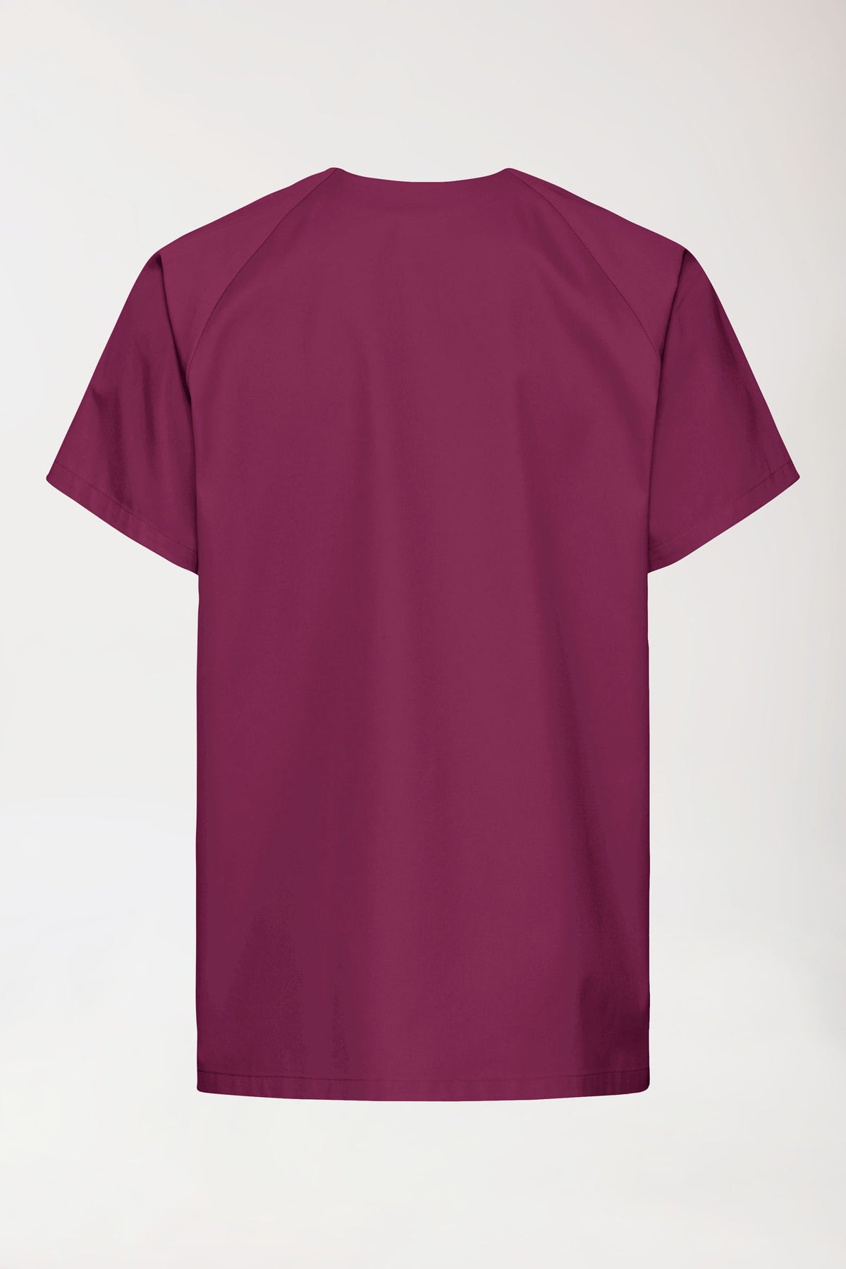 LA Blouse médicale homme - patte pressions berry, Vue de dos 