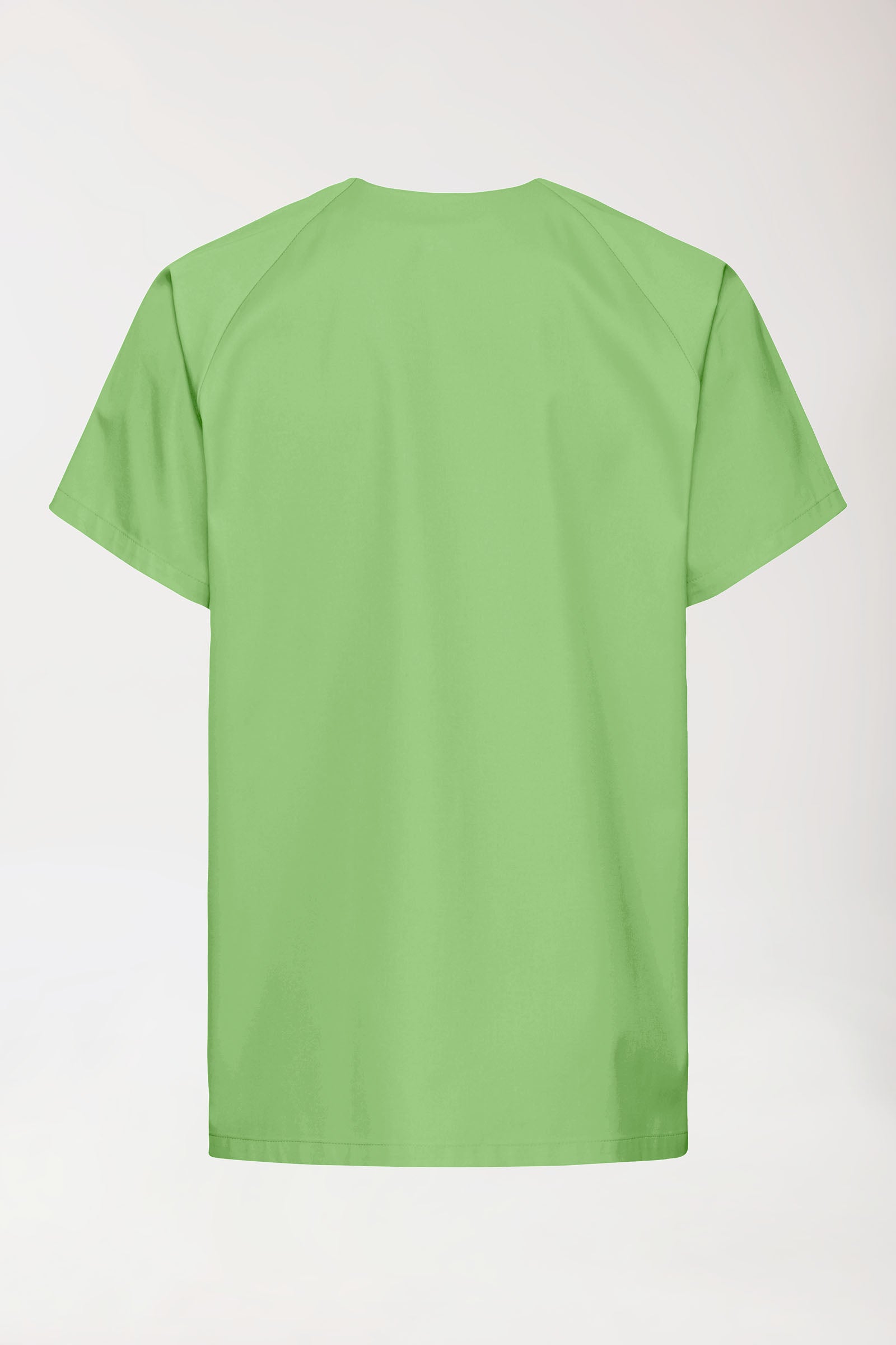LA Blouse médicale homme - patte pressions vert pomme, Vue de dos 