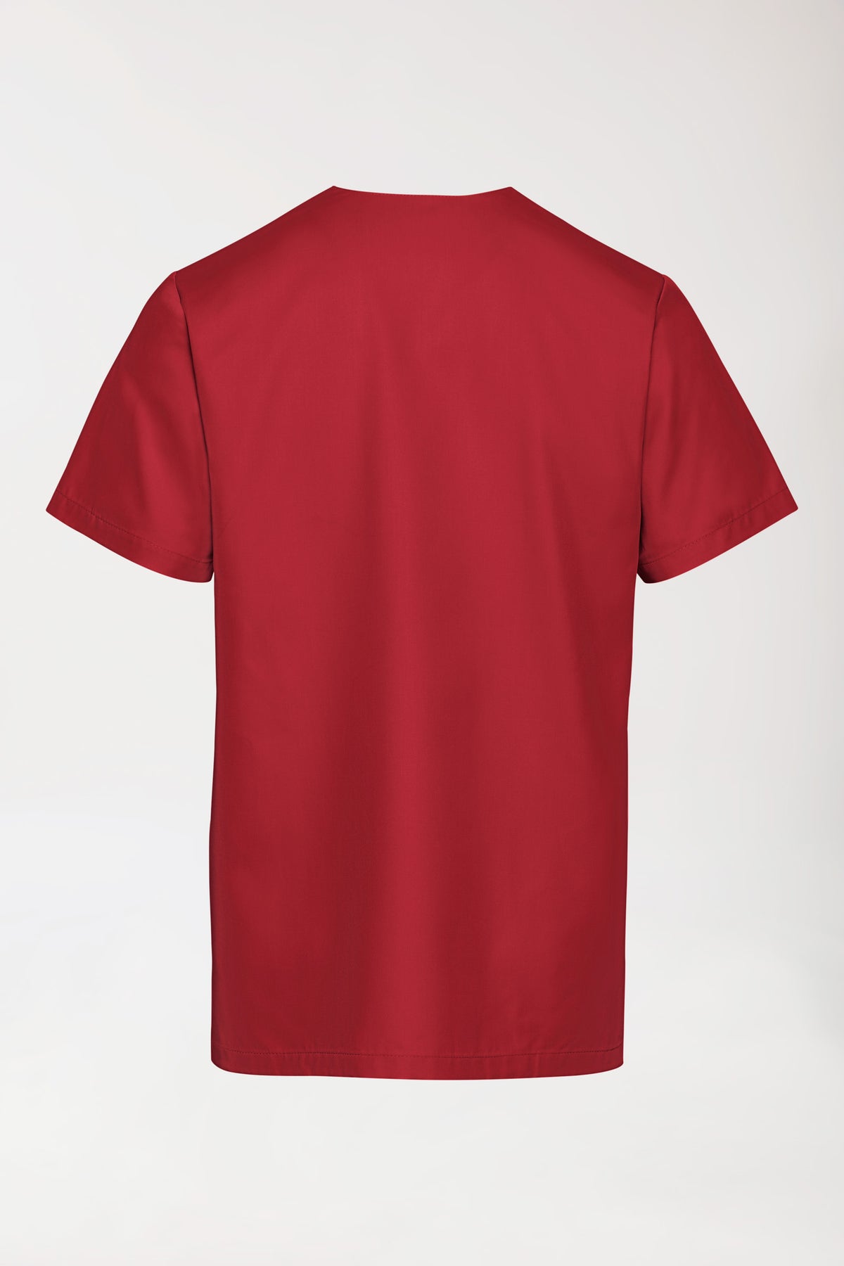 TENCEL™ Tunique Homme - Col V rouge, Vue de dos 